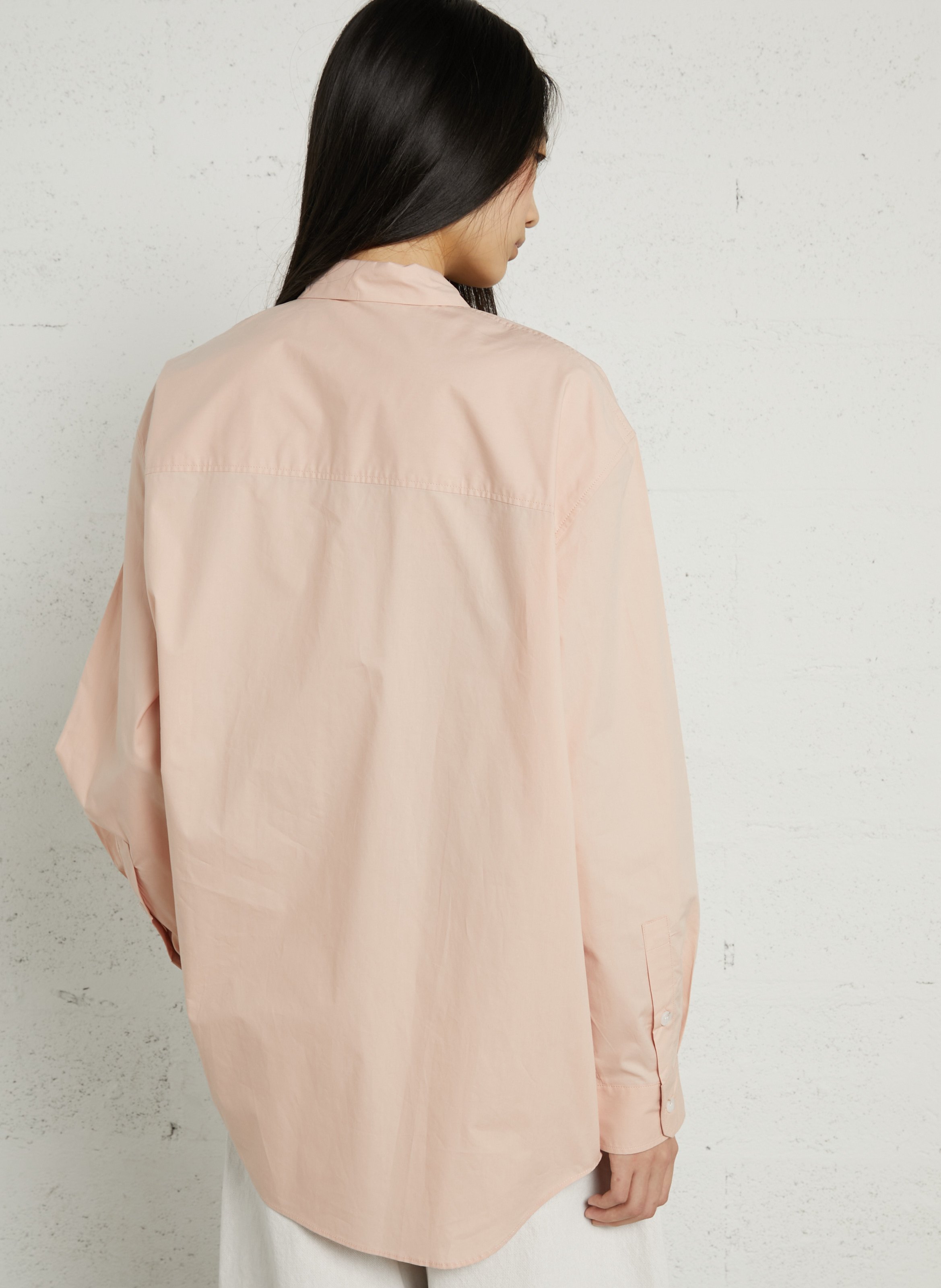 Chemise col classique en coton bio itaque SOEUR Rose