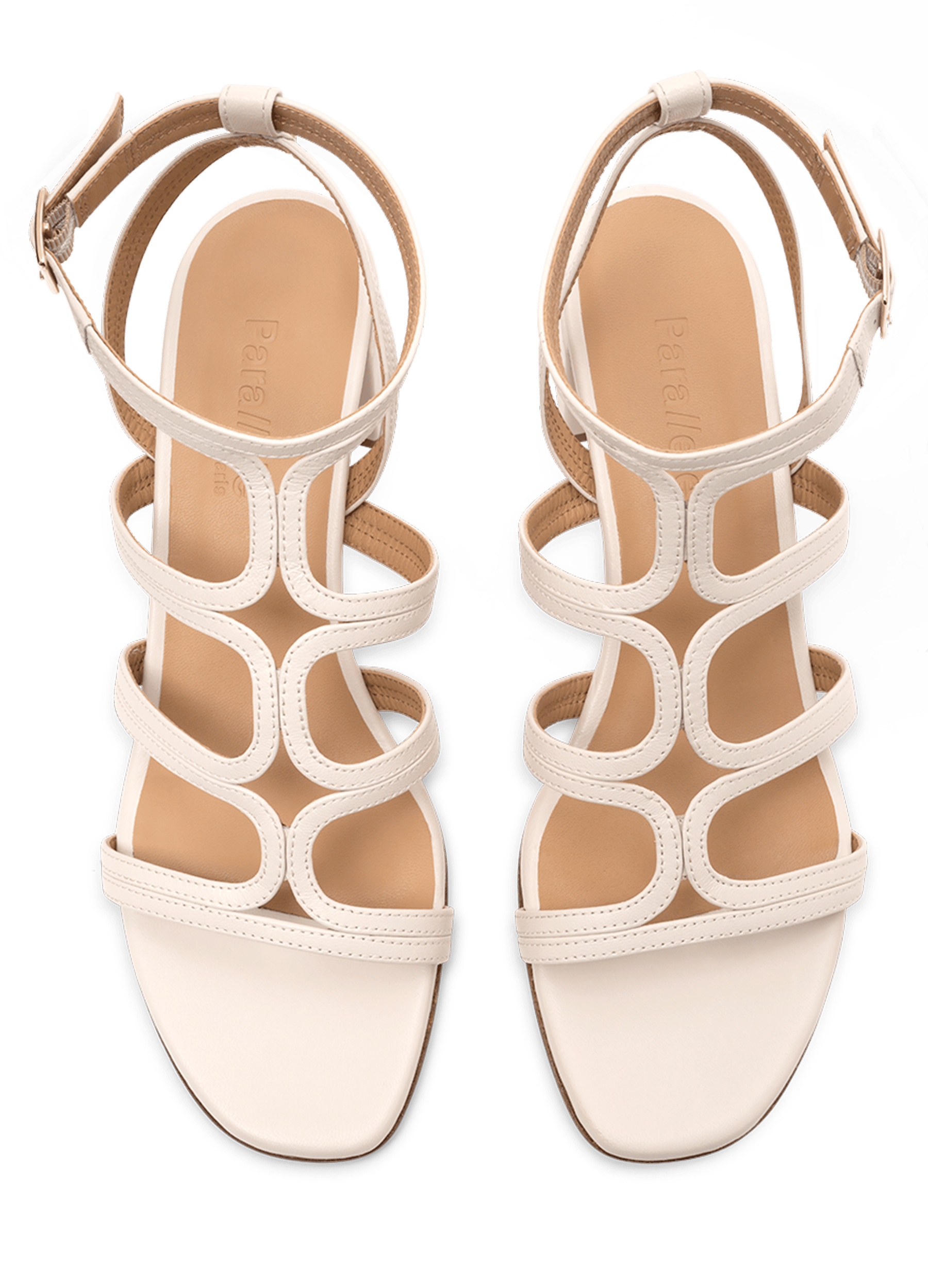 Sandales pippa en nappa PARALLELE Blanc