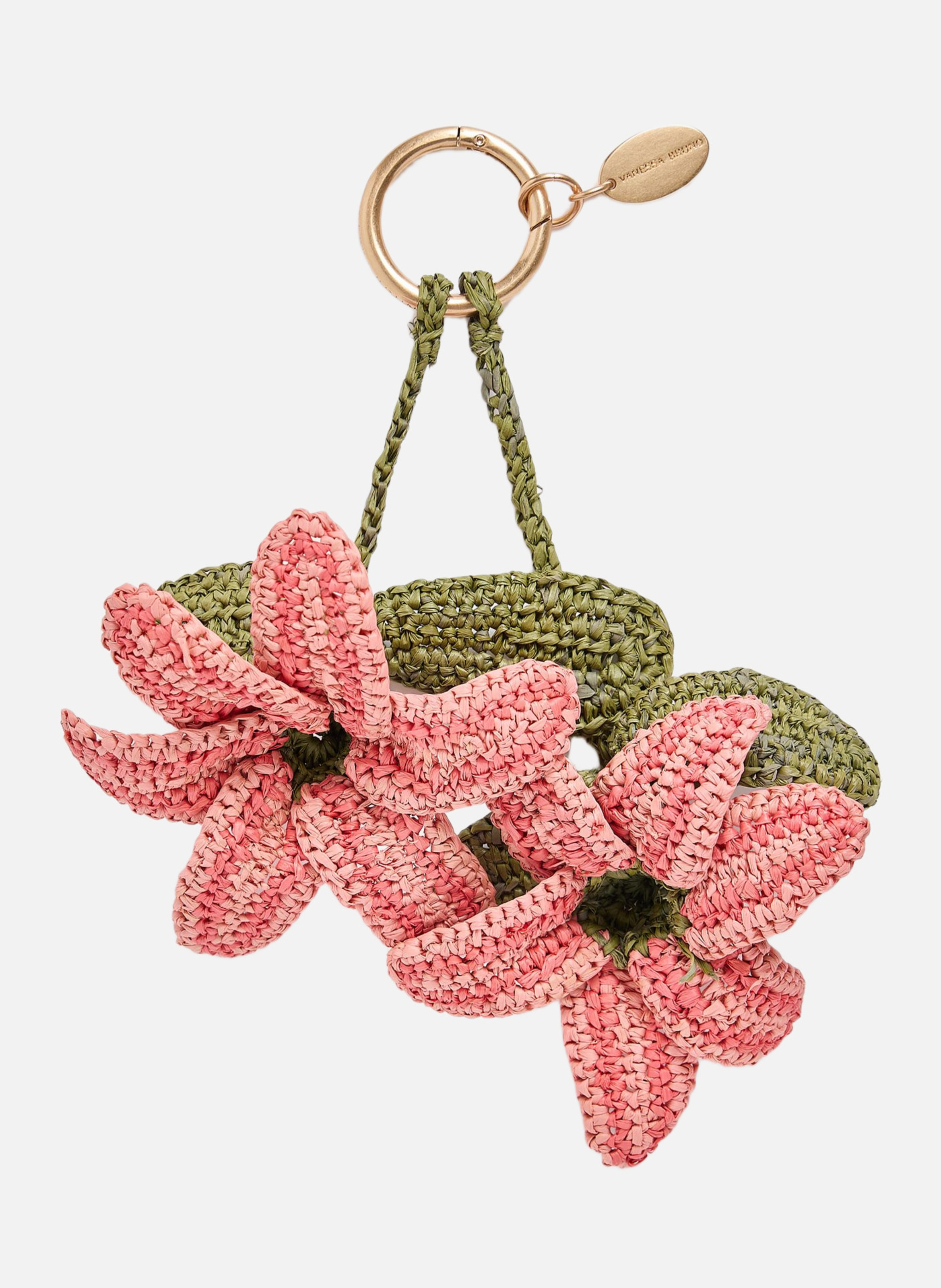 Charms lys en raphia VANESSA BRUNO Rose