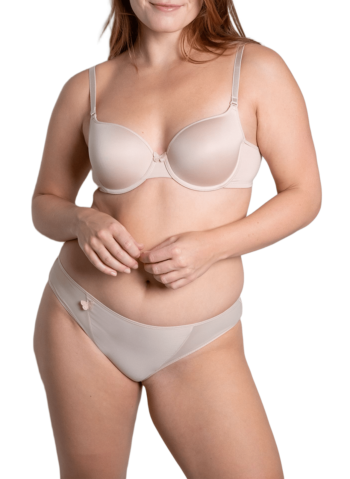 Sujetador liso con detalle de mariposa PASSIONATA Beige