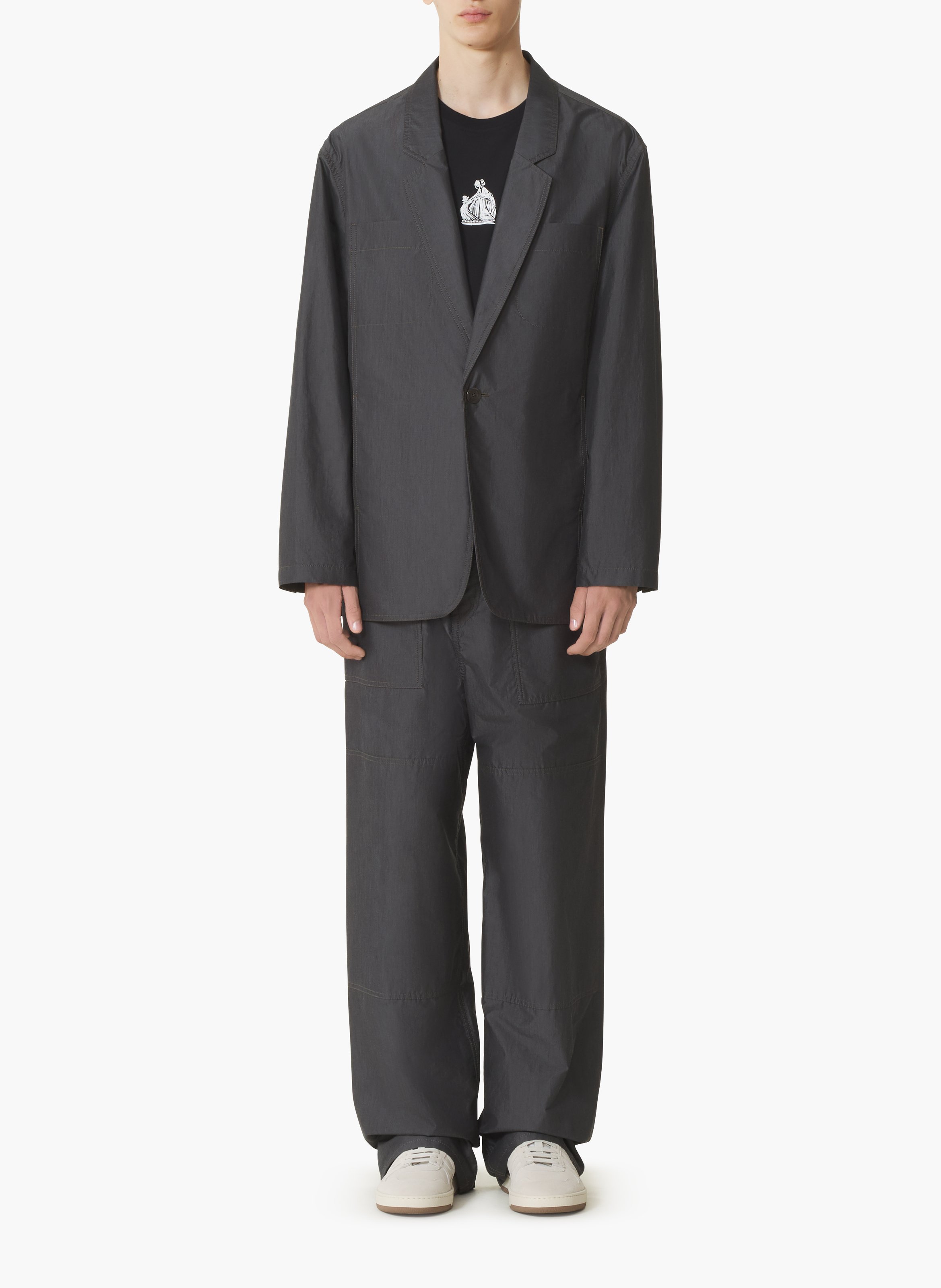 Veste ample en chambray LANVIN Noir