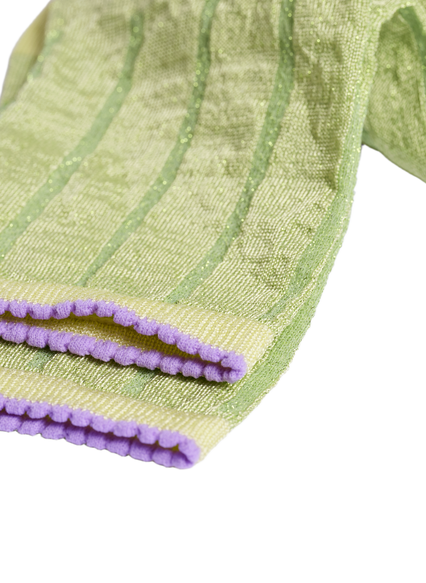 Gerippte halbhohe Socken HAPPY SOCKS Grun