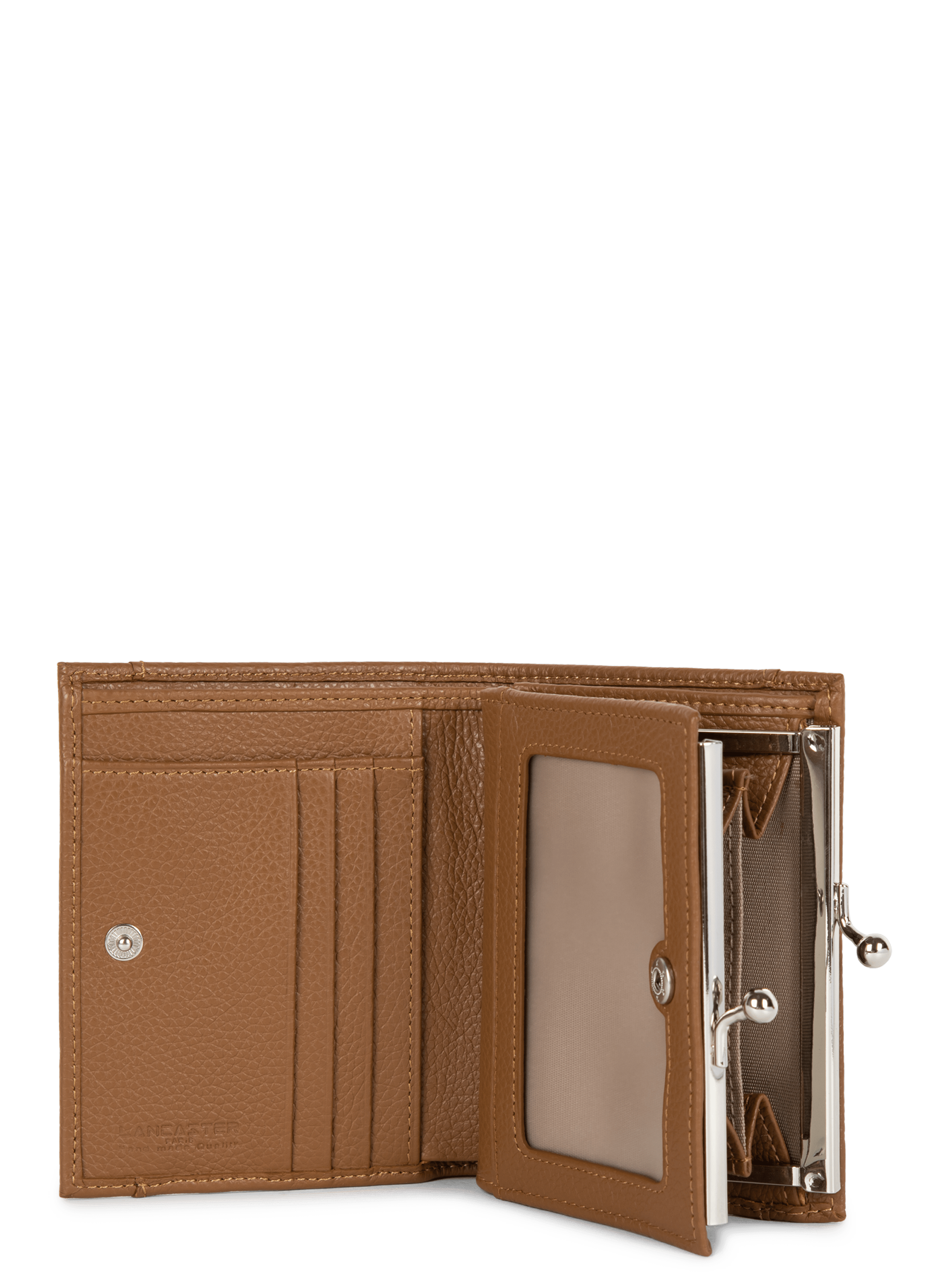 Porte-monnaie - foulonné pm LANCASTER Marron
