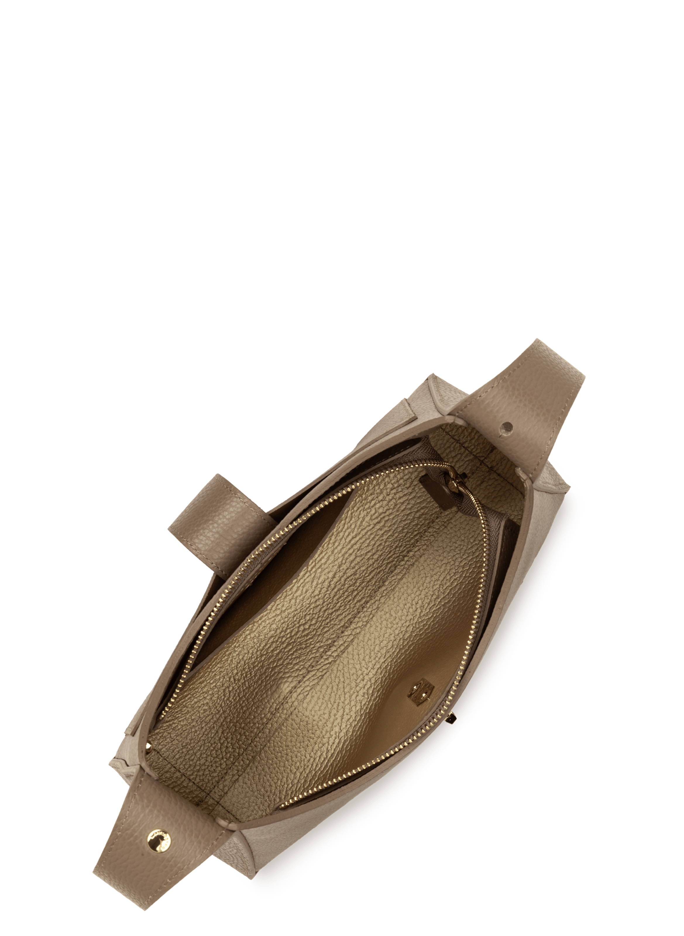 Sac hobo - top double LANCASTER Marron