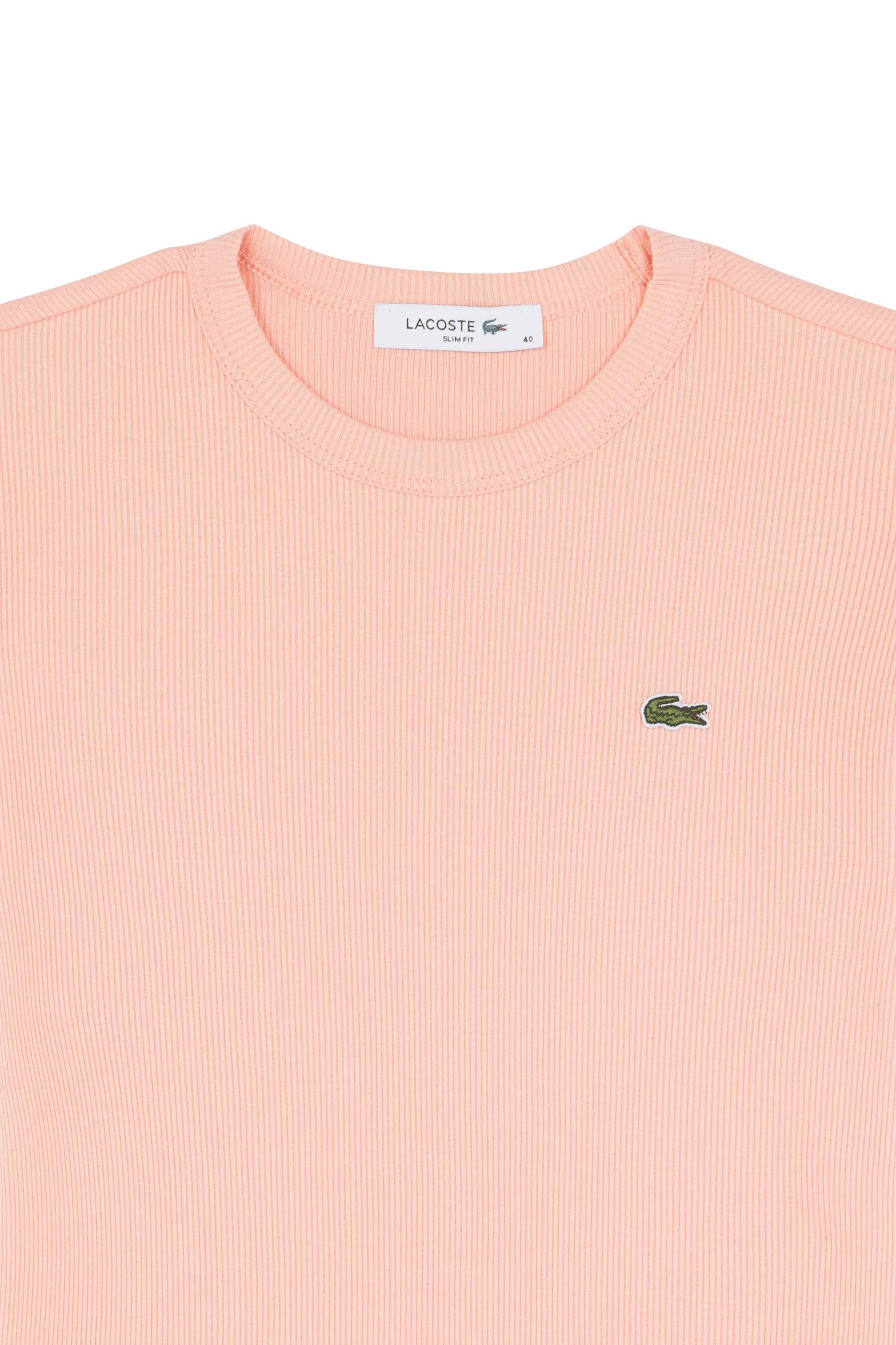 T-shirt core rib LACOSTE Orange