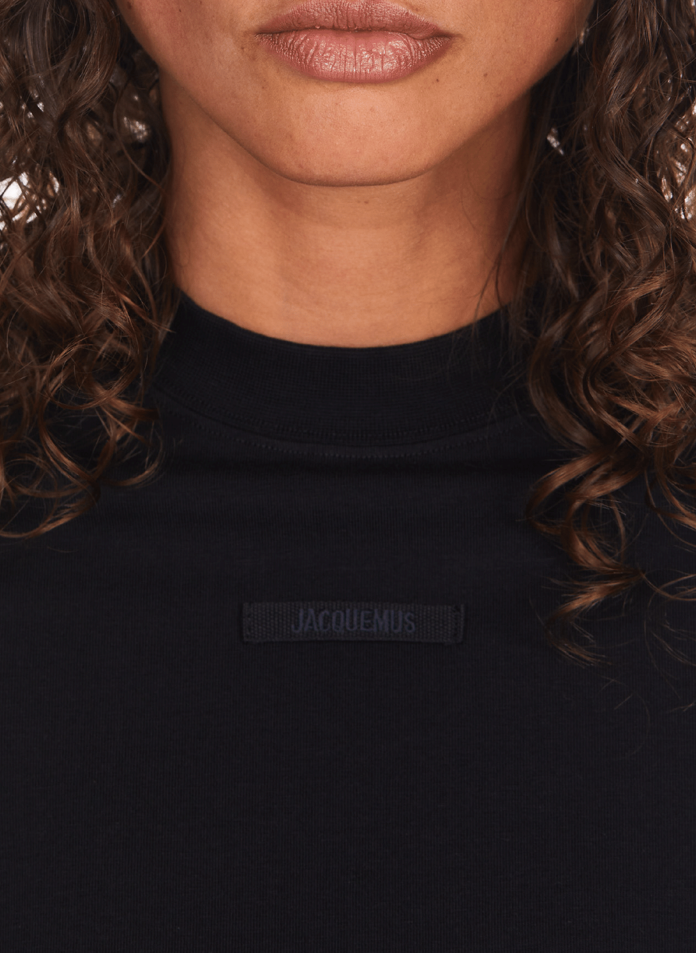 Le T-shirt gros grain JACQUEMUS Noir