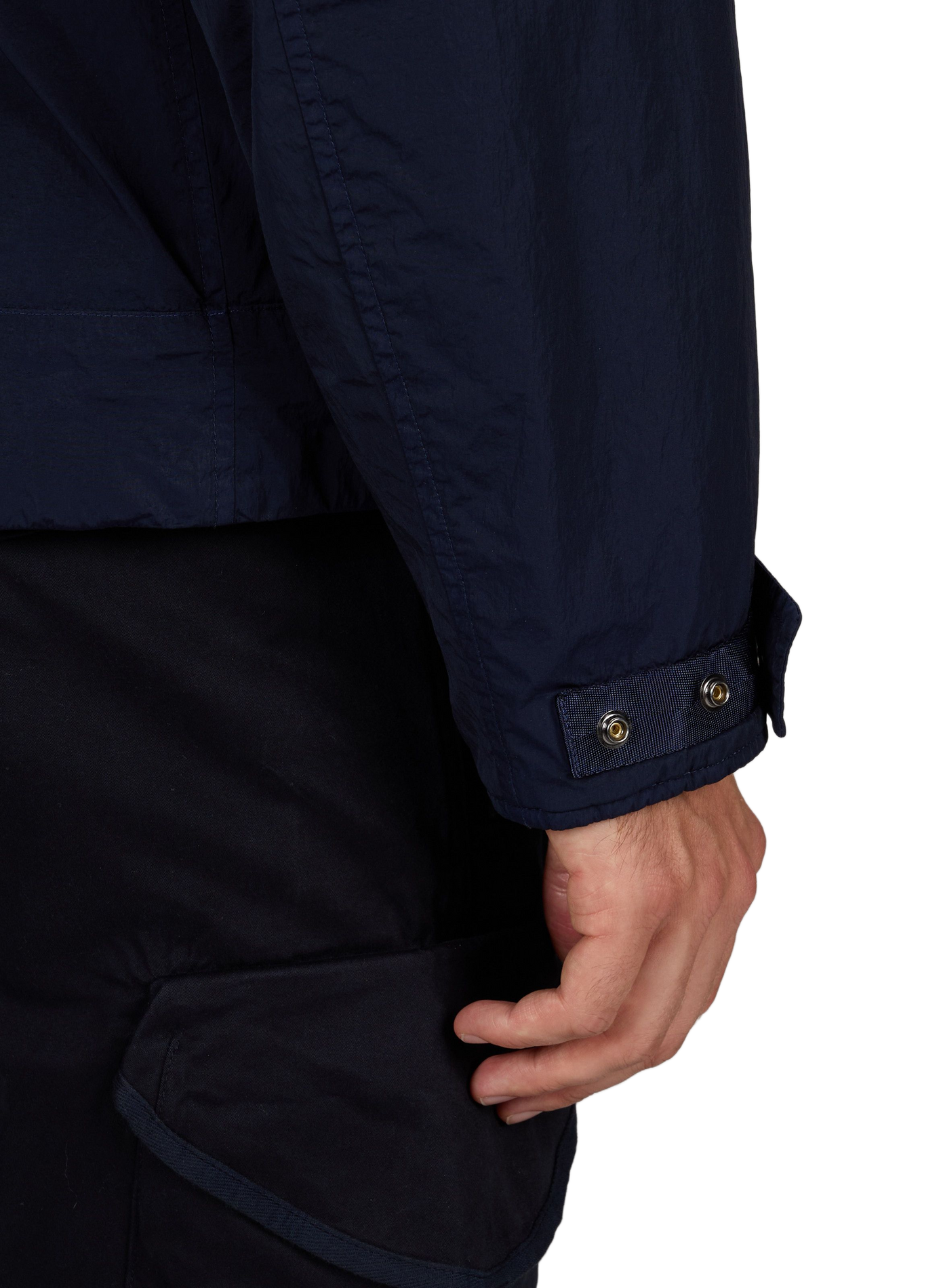 Solid Jacket with Adjustable Hem CP COMPANY Blue