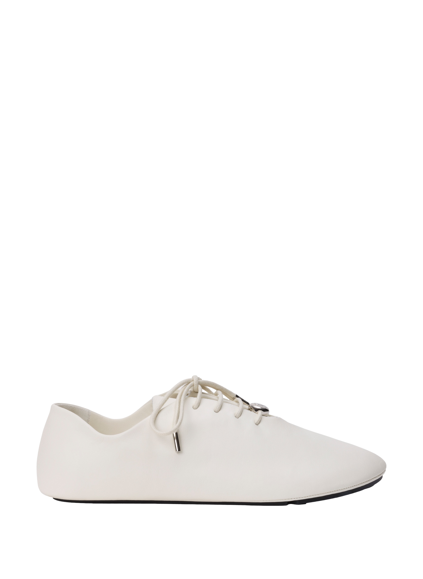 Schnürschuhe Pebble Soft aus Lammnappaleder LOEWE Weiss