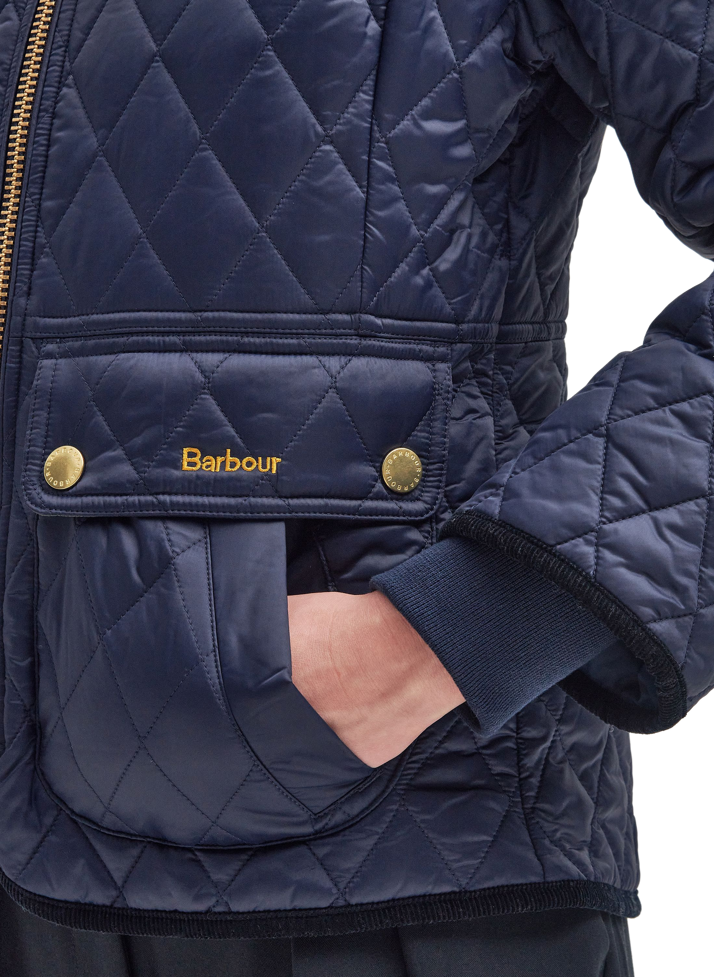 Fitted Beadnell Quilted Jacket BARBOUR Blue