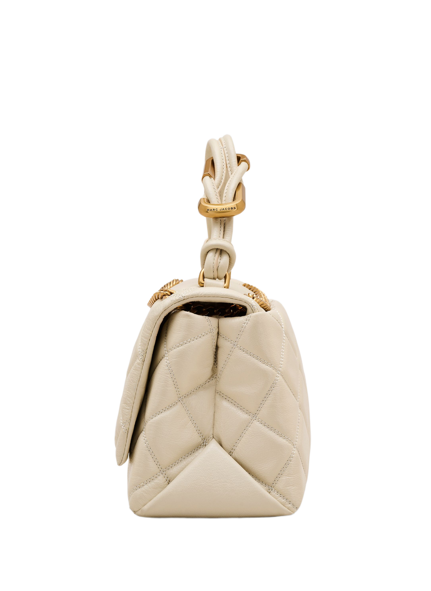 Sac à main Le Quilted Dual Convertible Shoulder Bag MARC JACOBS Blanc