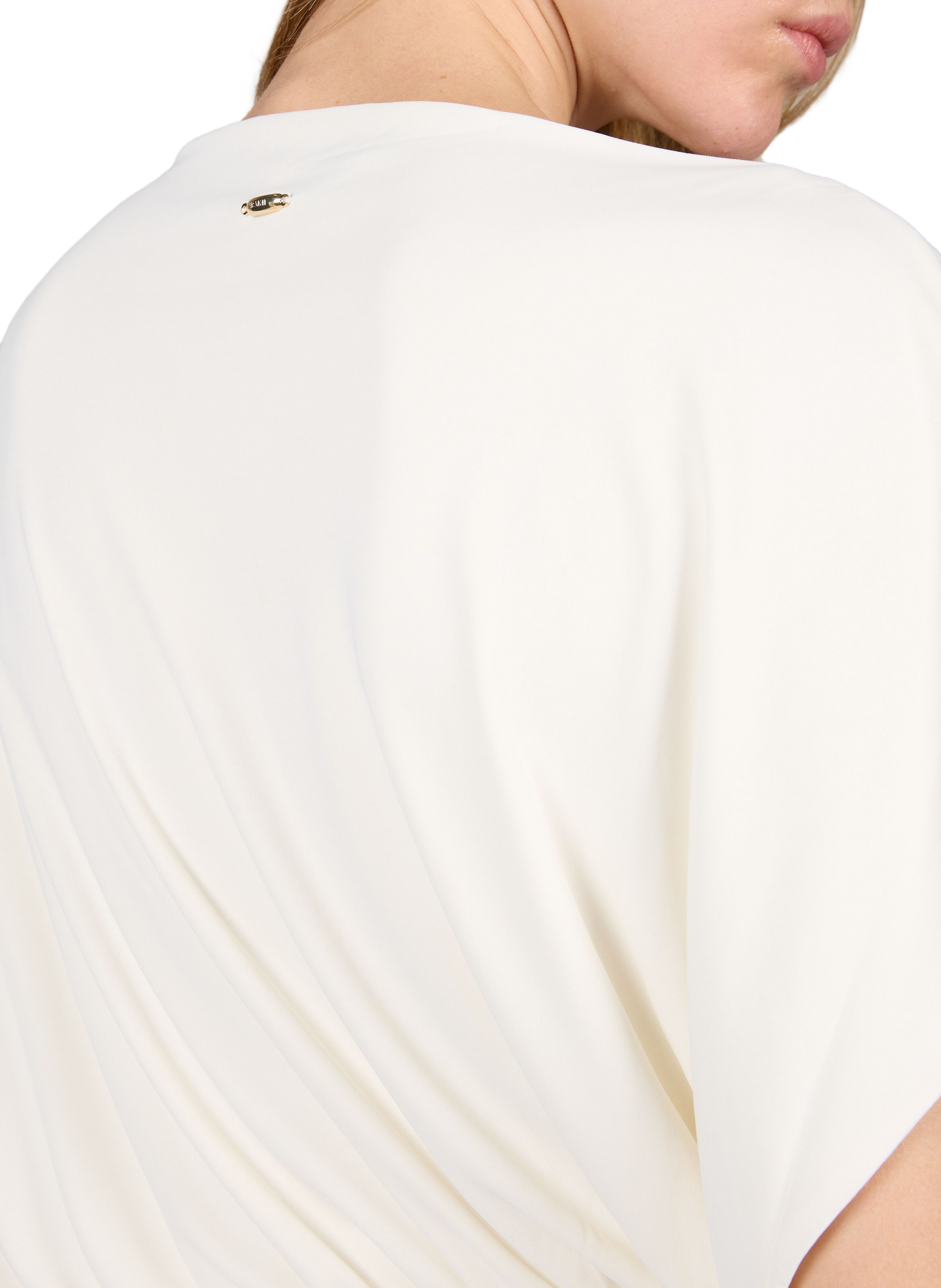 Robe longue avec détails froncés ARAKII Blanc