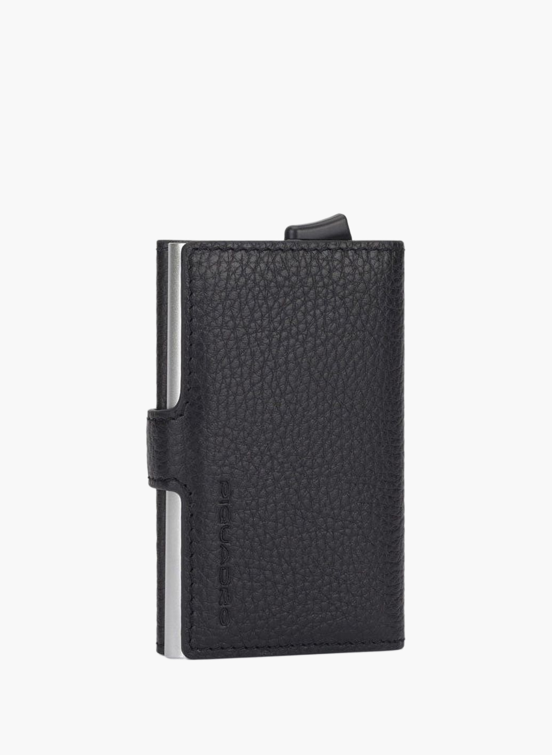Porte-cartes pop-up automatique PIQUADRO Noir