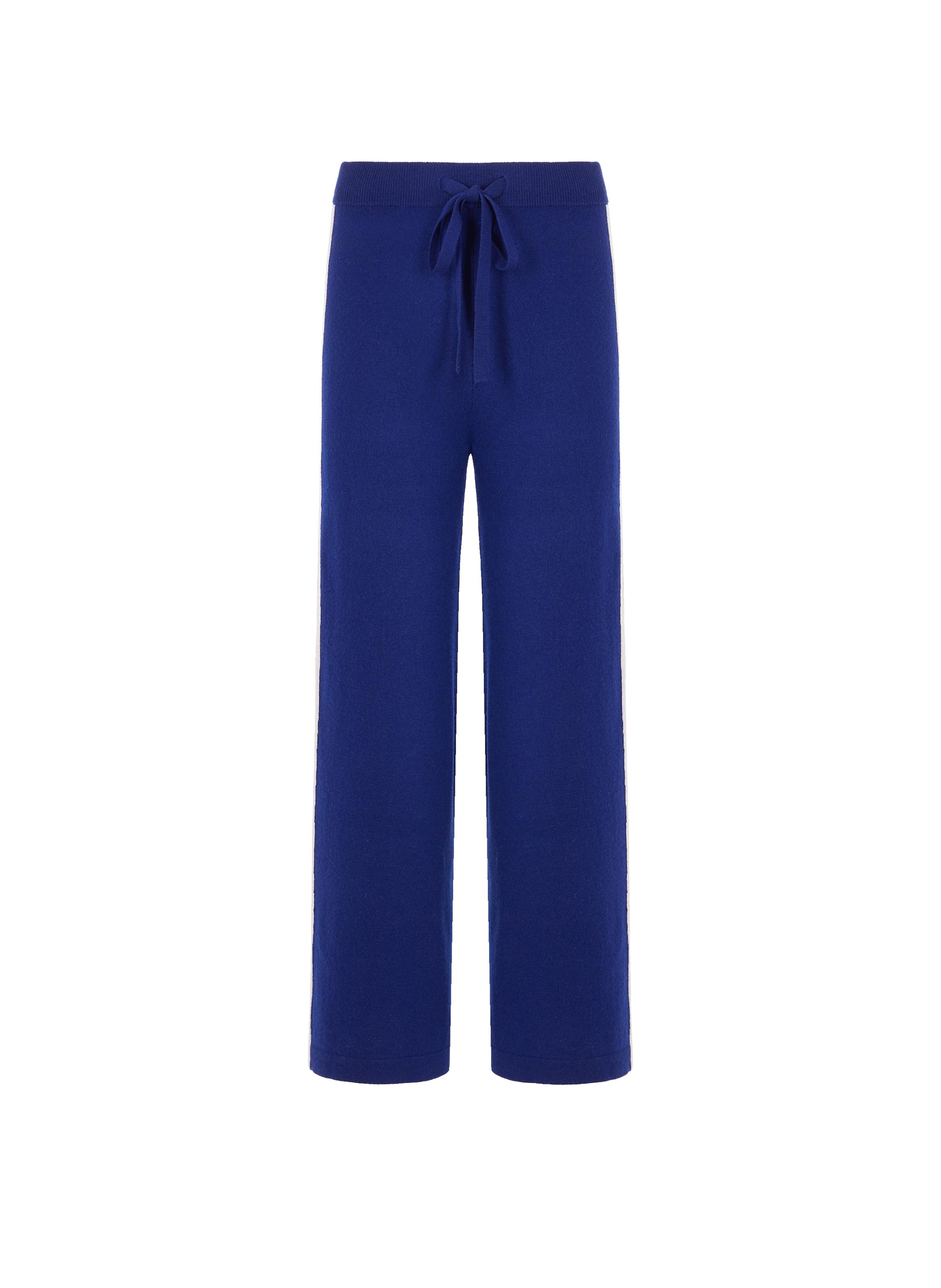 Pantalon de survêtement en maille cachemire et laine mélangés