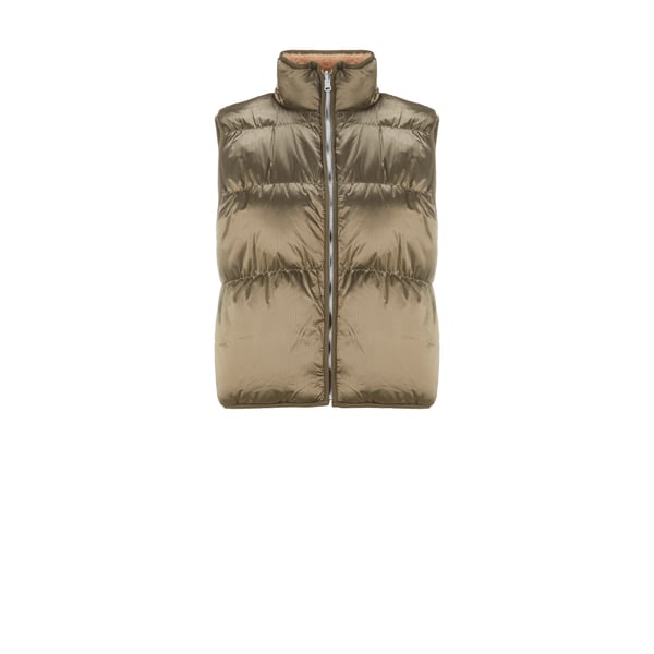 Doudoune sans manches fourrée