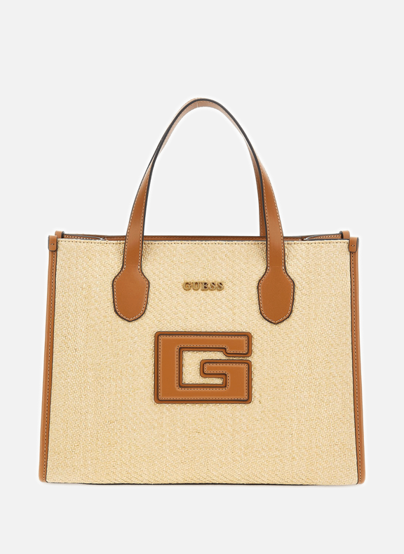 GUESS Tote bag with logo  Brown