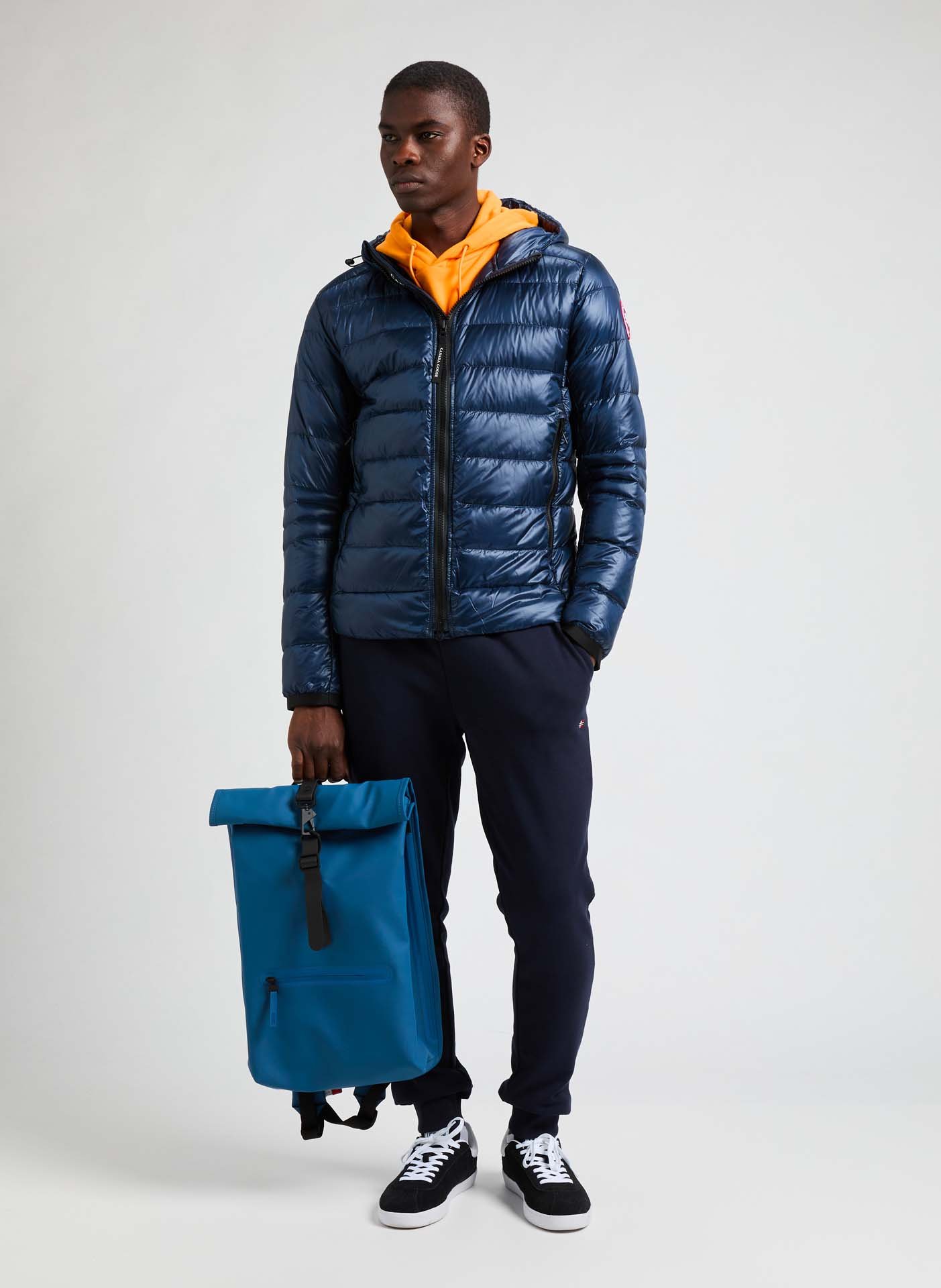 Rolltop backpack RAINS Blue