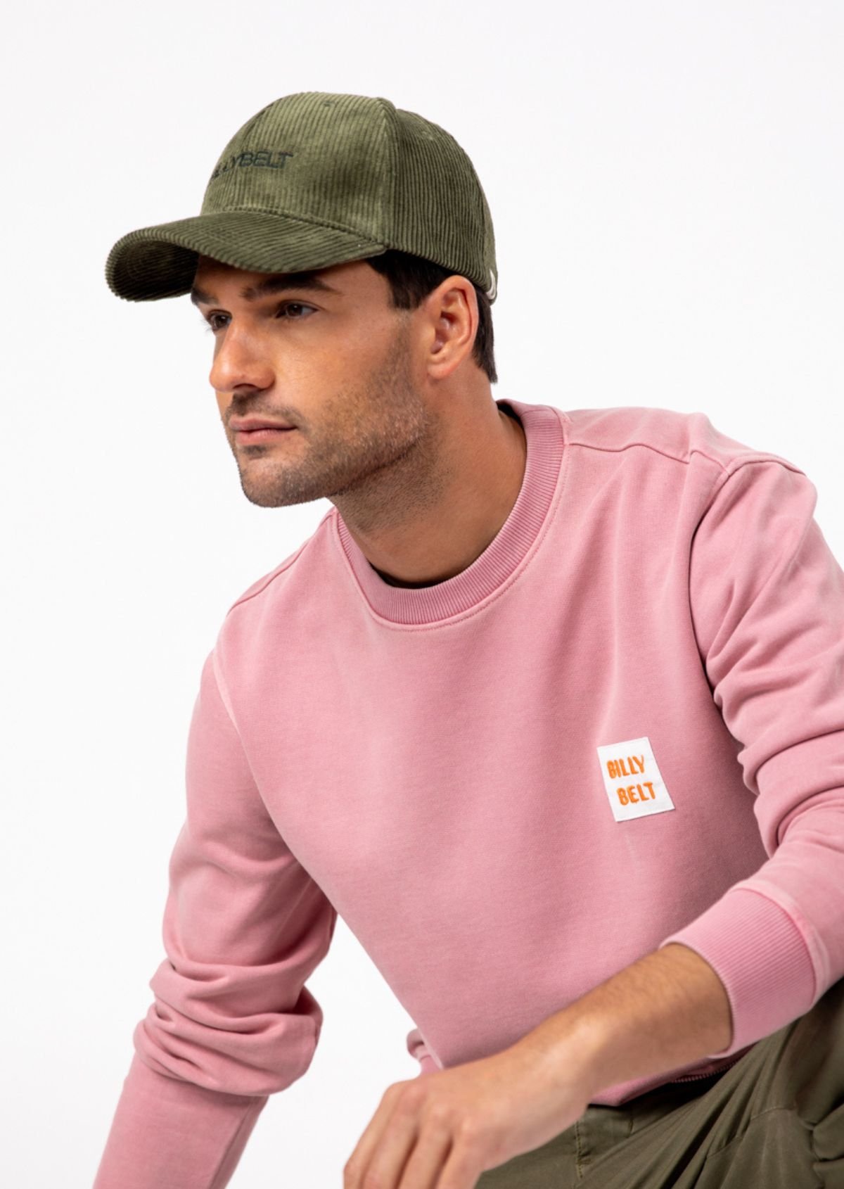 Casquette en velours BILLYBELT Kaki