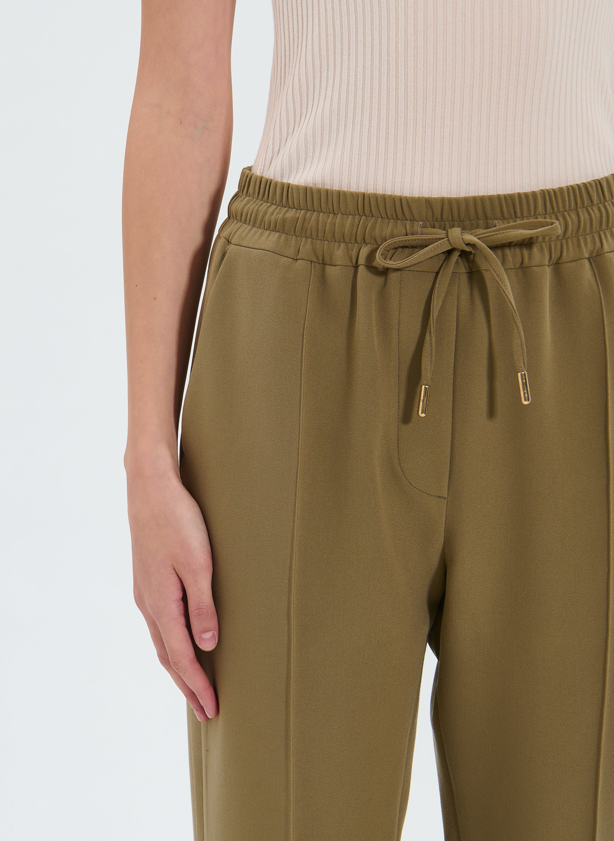 Pantalon kaki ample - piel ZAPA Kaki