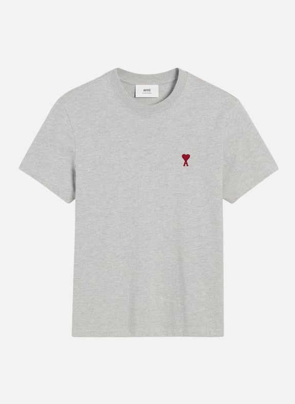 T-shirt ami de coeur rouge unisexe Gris by AMI PARIS AMI PARIS T-shirt ami de coeur rouge unisexe Gris