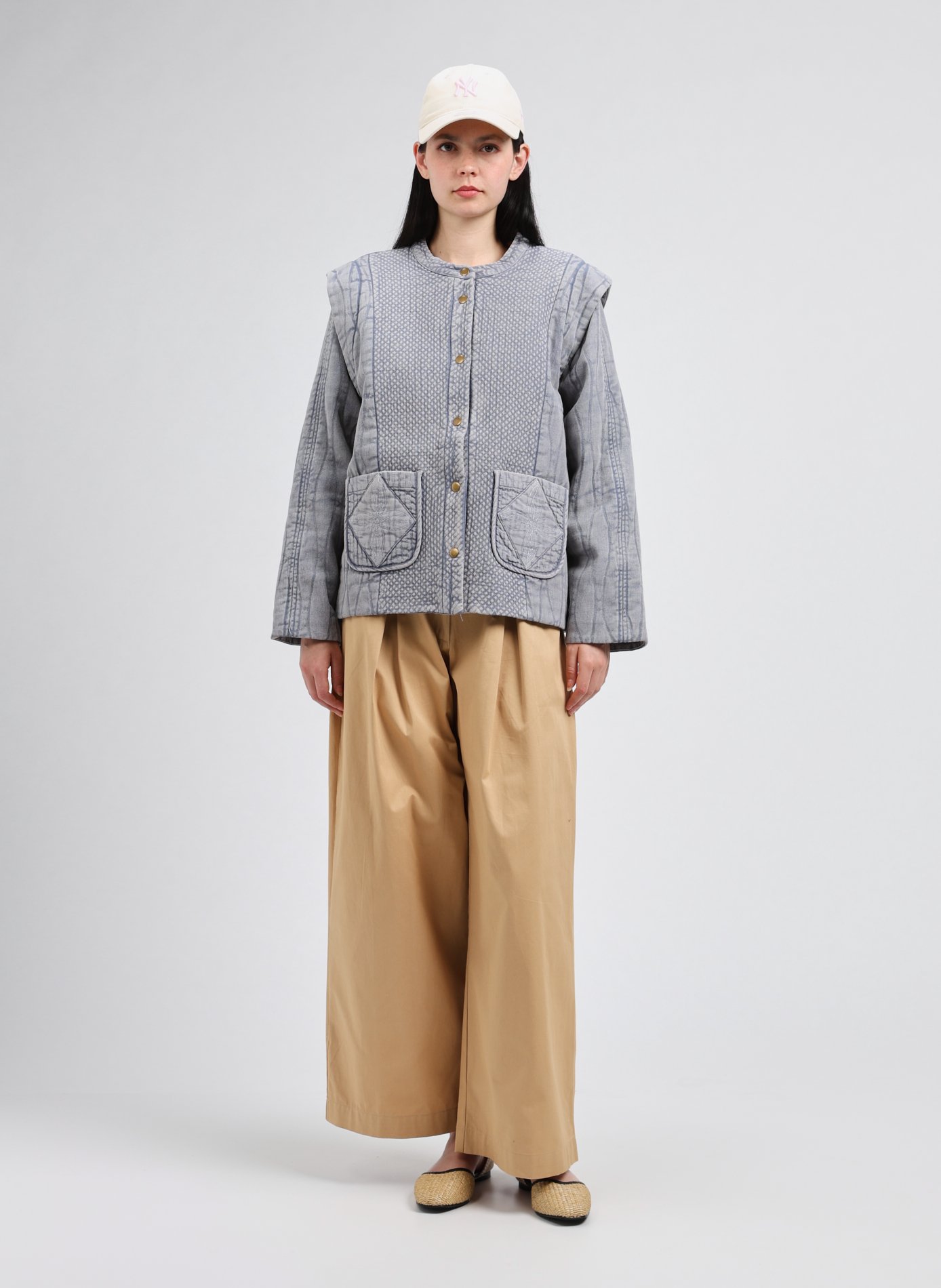 Quilted Denim Jacket LOUISE MISHA Blue