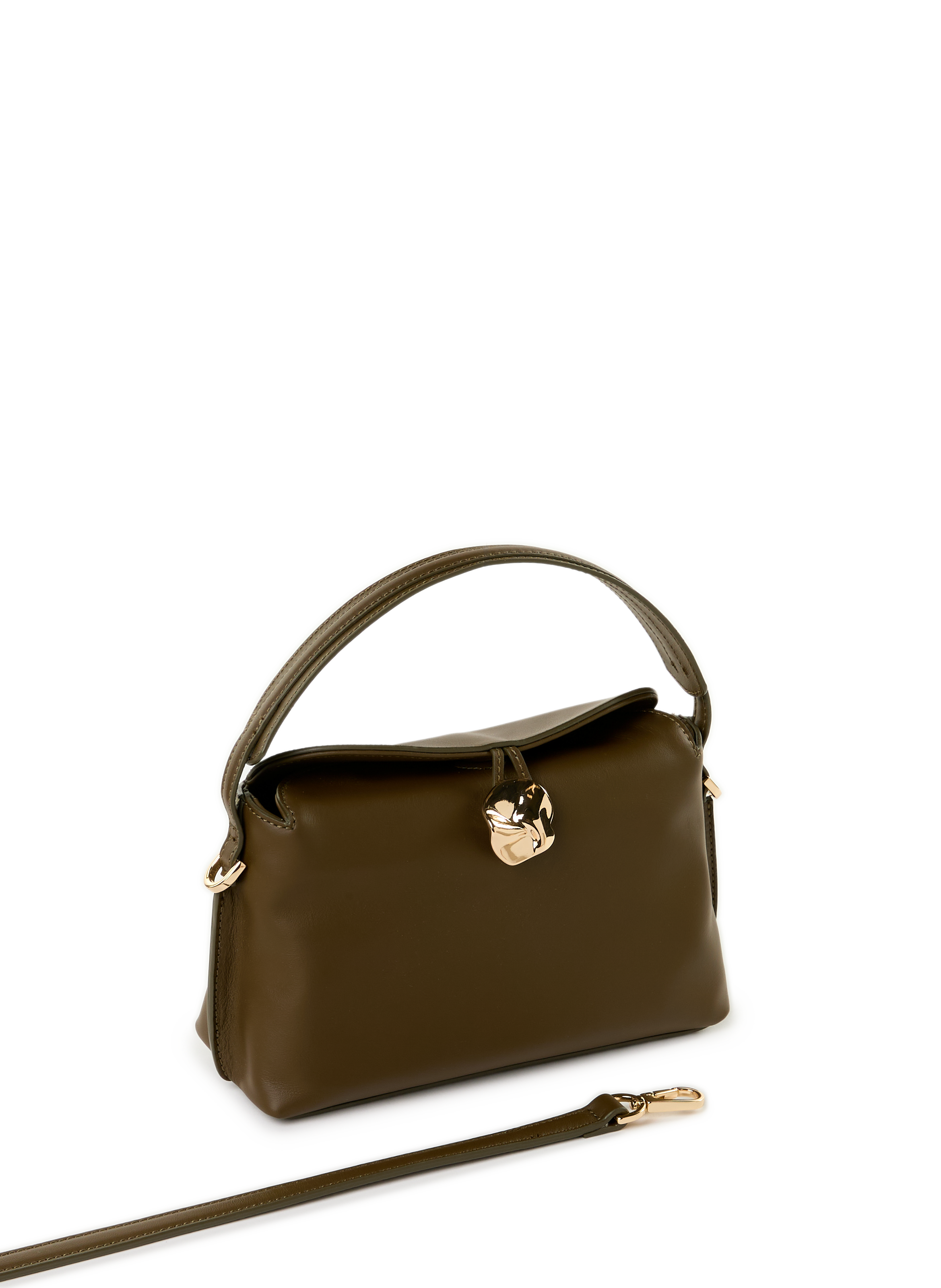 Sac à main Hanna Mini en cuir FLATTERED Vert