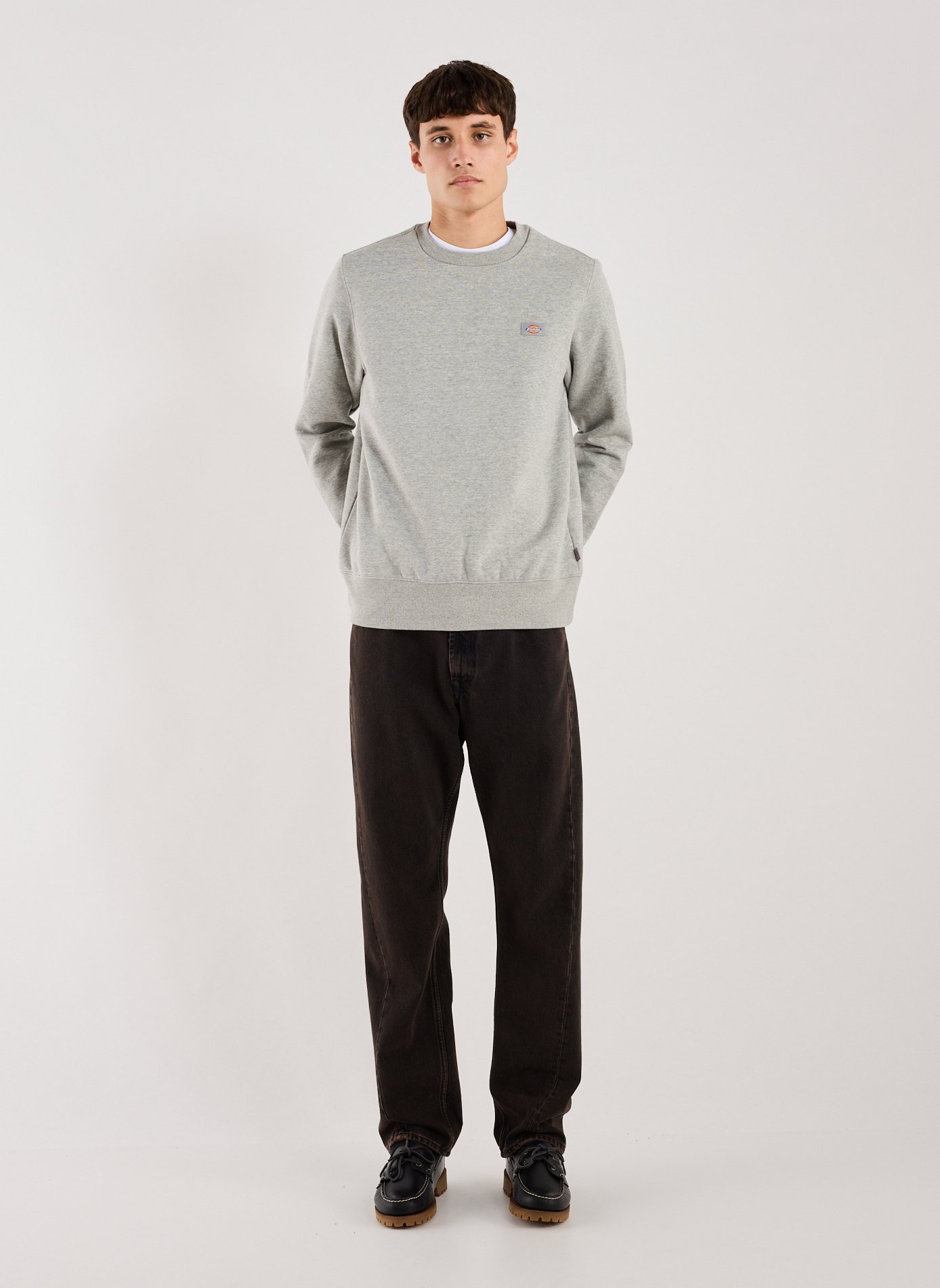 Sweatshirt à logo DICKIES Gris