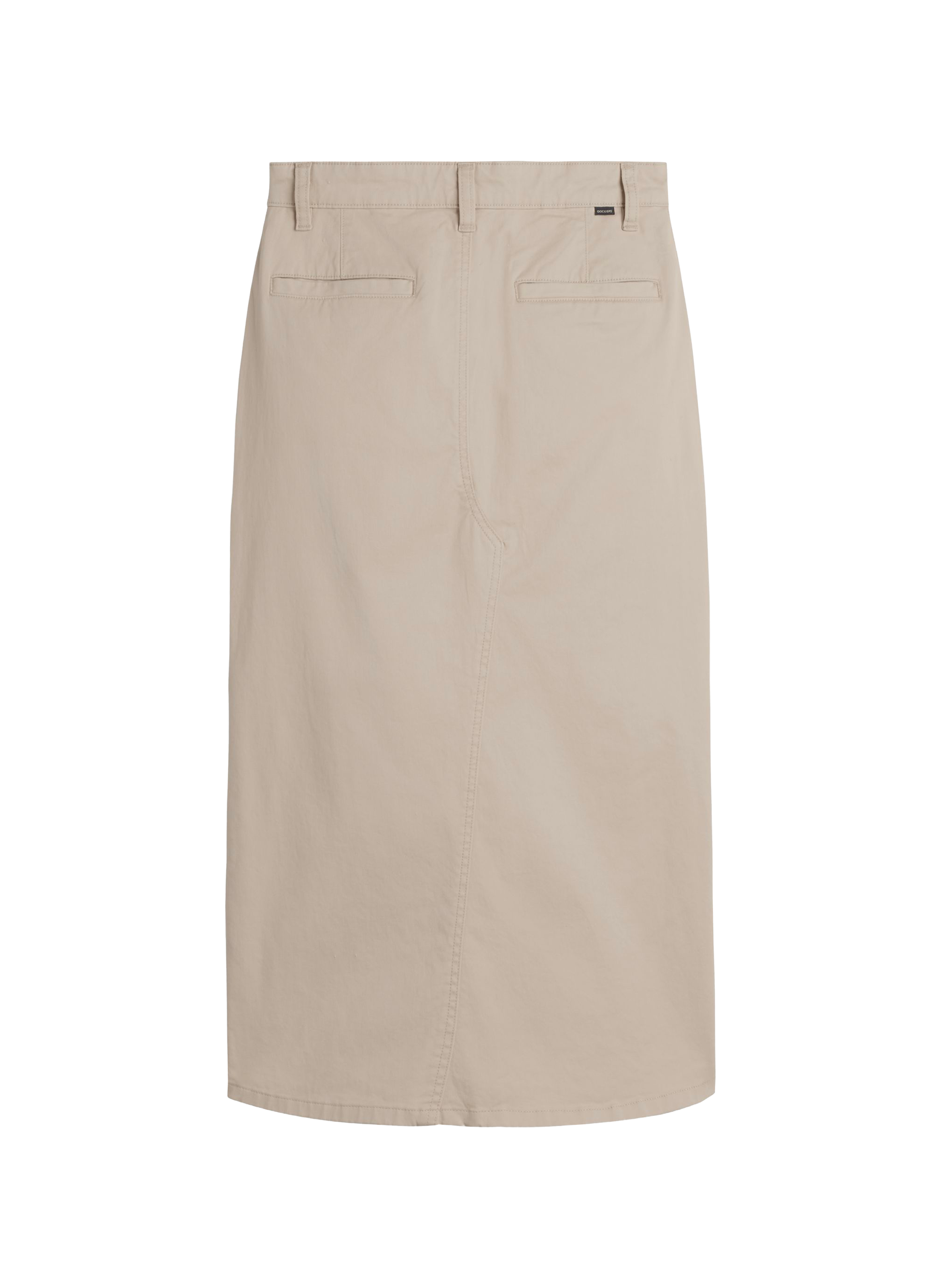 Jupe droite à fente DOCKERS Beige