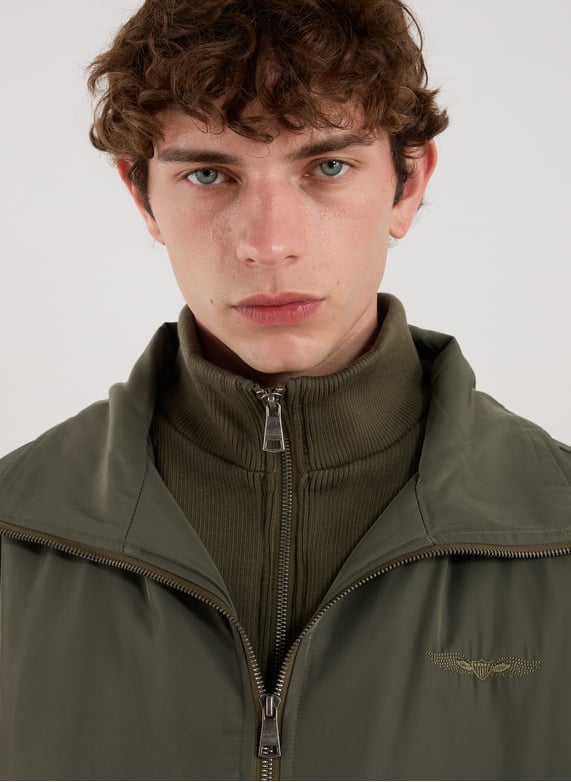 Bomber ample à col montant | Kaki by BOMBERS ORIGINAL Bomber ample à col montant Kaki