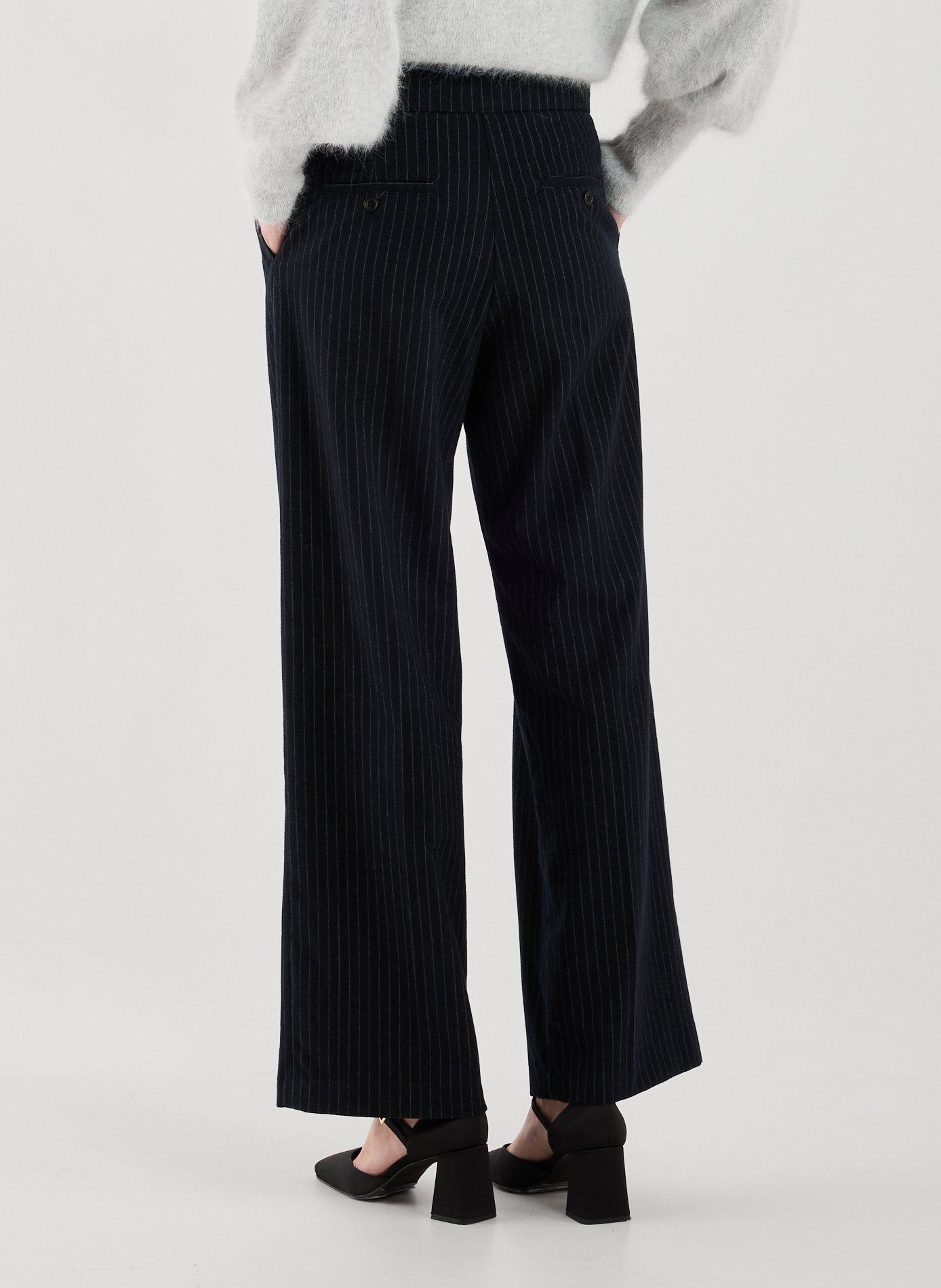 Pantalon ample rayé BELLEROSE Bleu