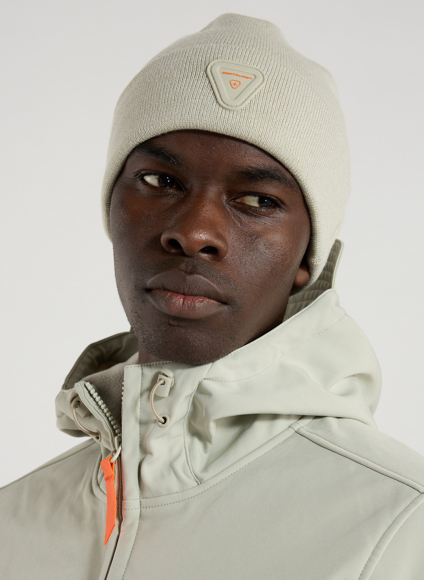 Beanie hat with turned up brim GERTRUDE ET GASTON Green