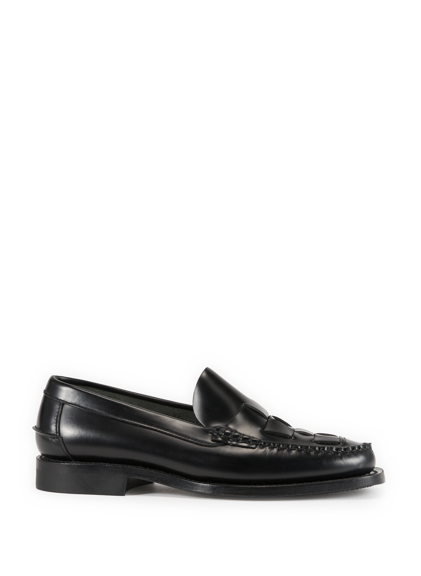 Calfskin leather loafers HEREU Black
