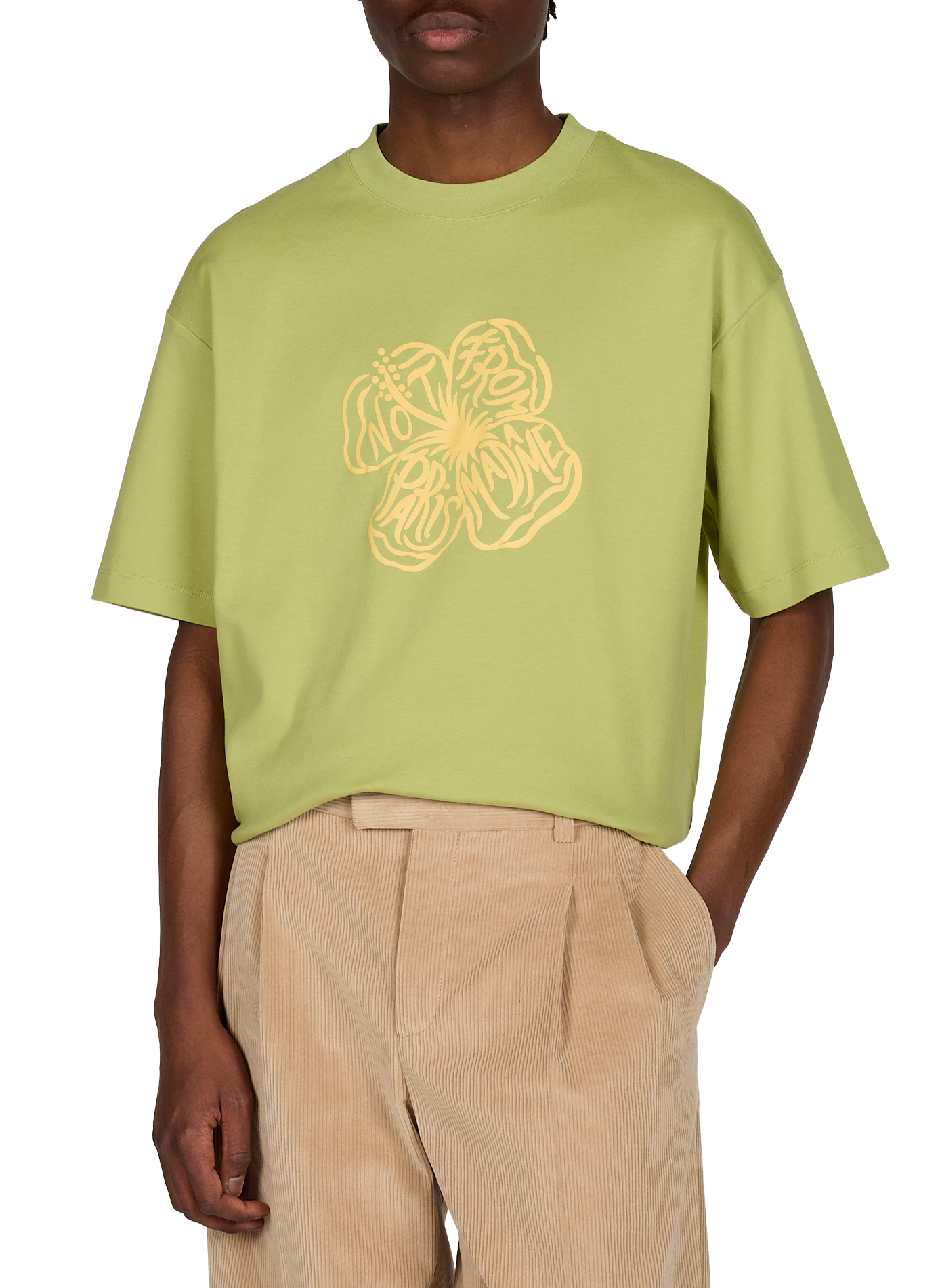 Classic Cotton T-Shirt DROLE DE MONSIEUR Green