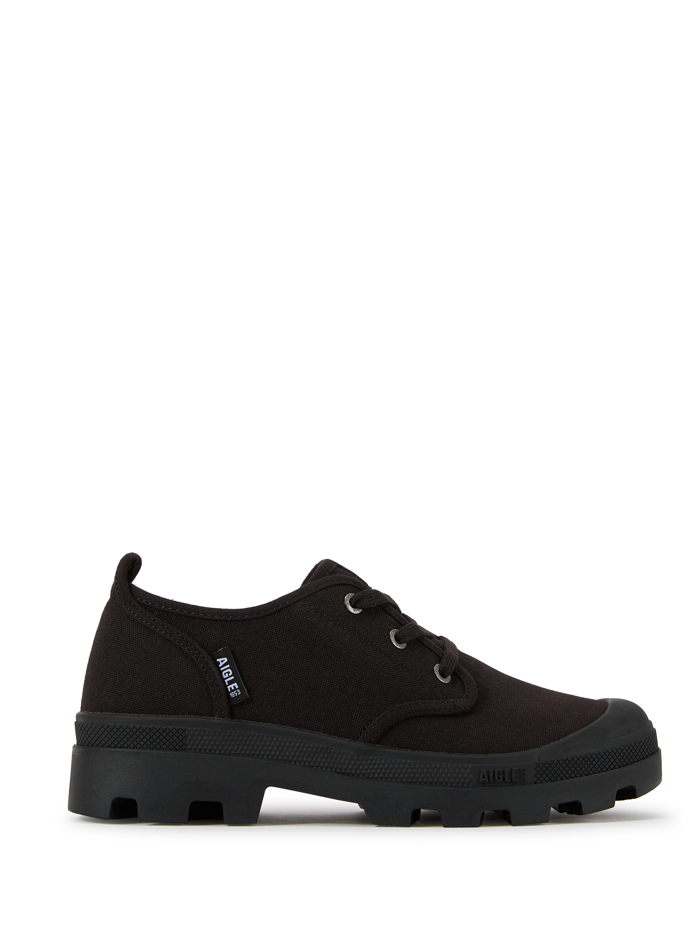 Baskets crantées Tenere en coton mélangé AIGLE Noir