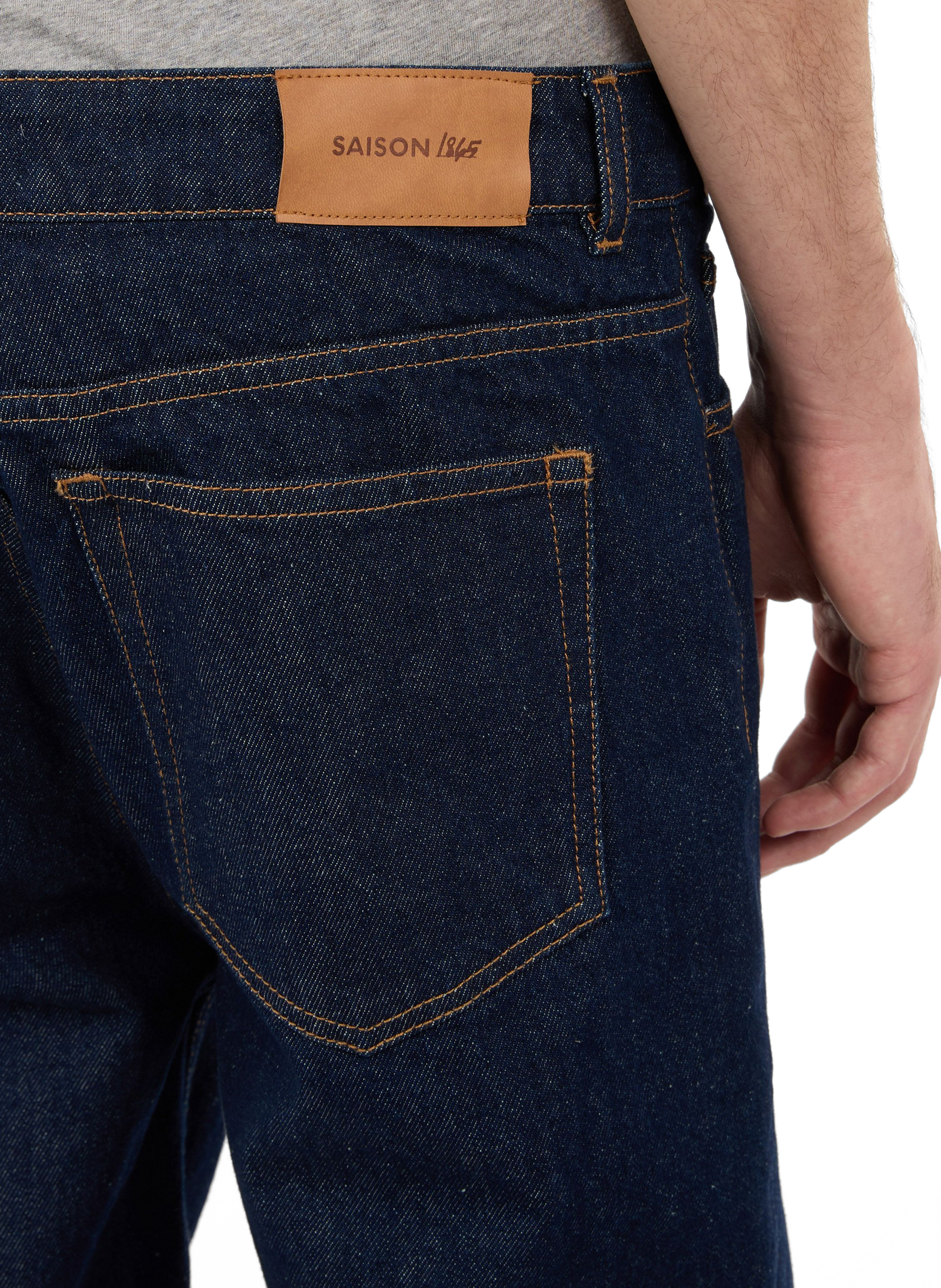 Straight-fit cotton jeans SAISON 1865 Blue