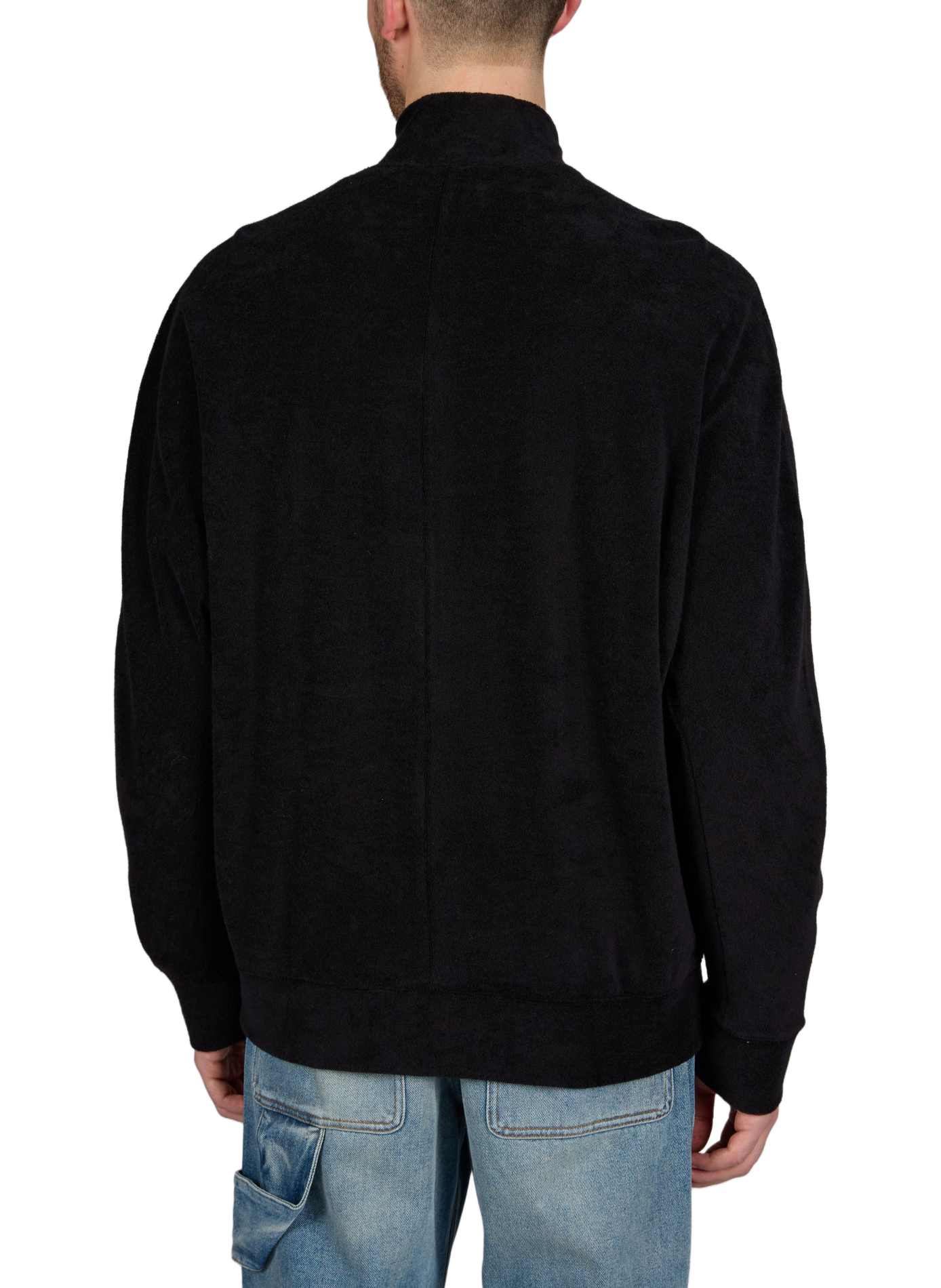 Veste éponge en coton mélangé COURRÈGES Noir