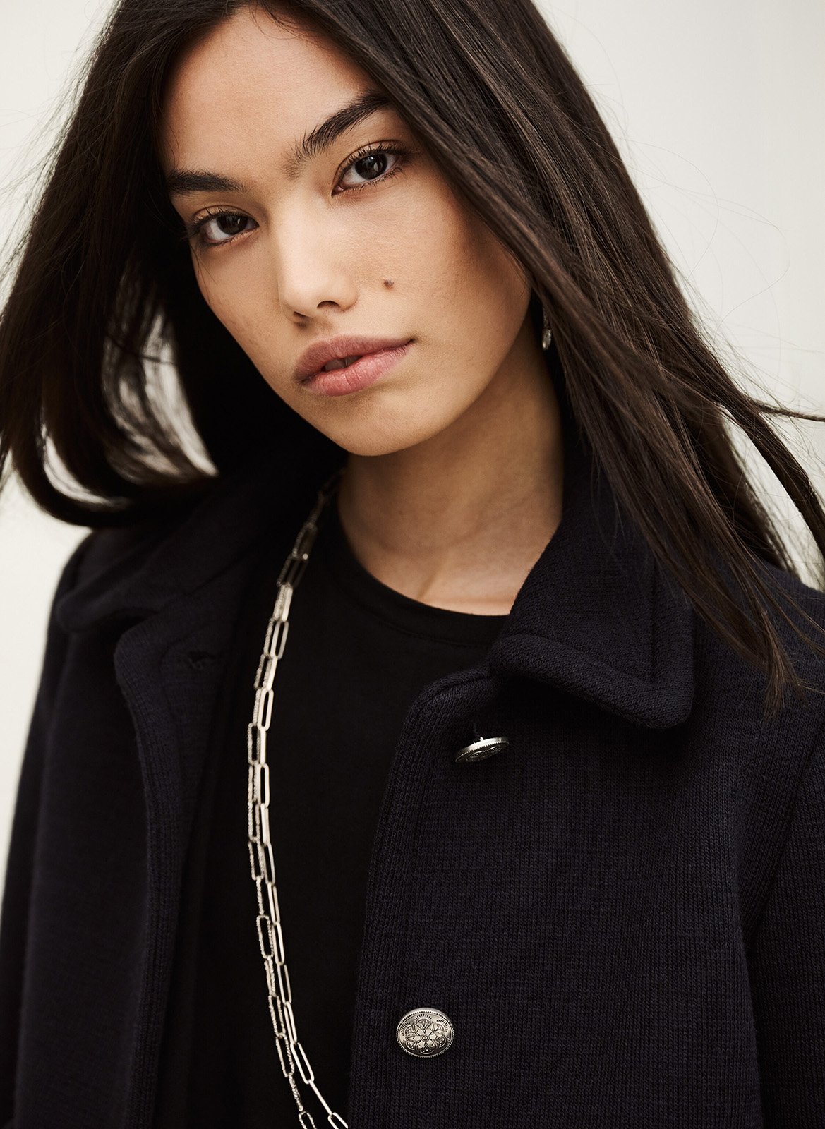 Veste col classique beradith BA&SH Bleu