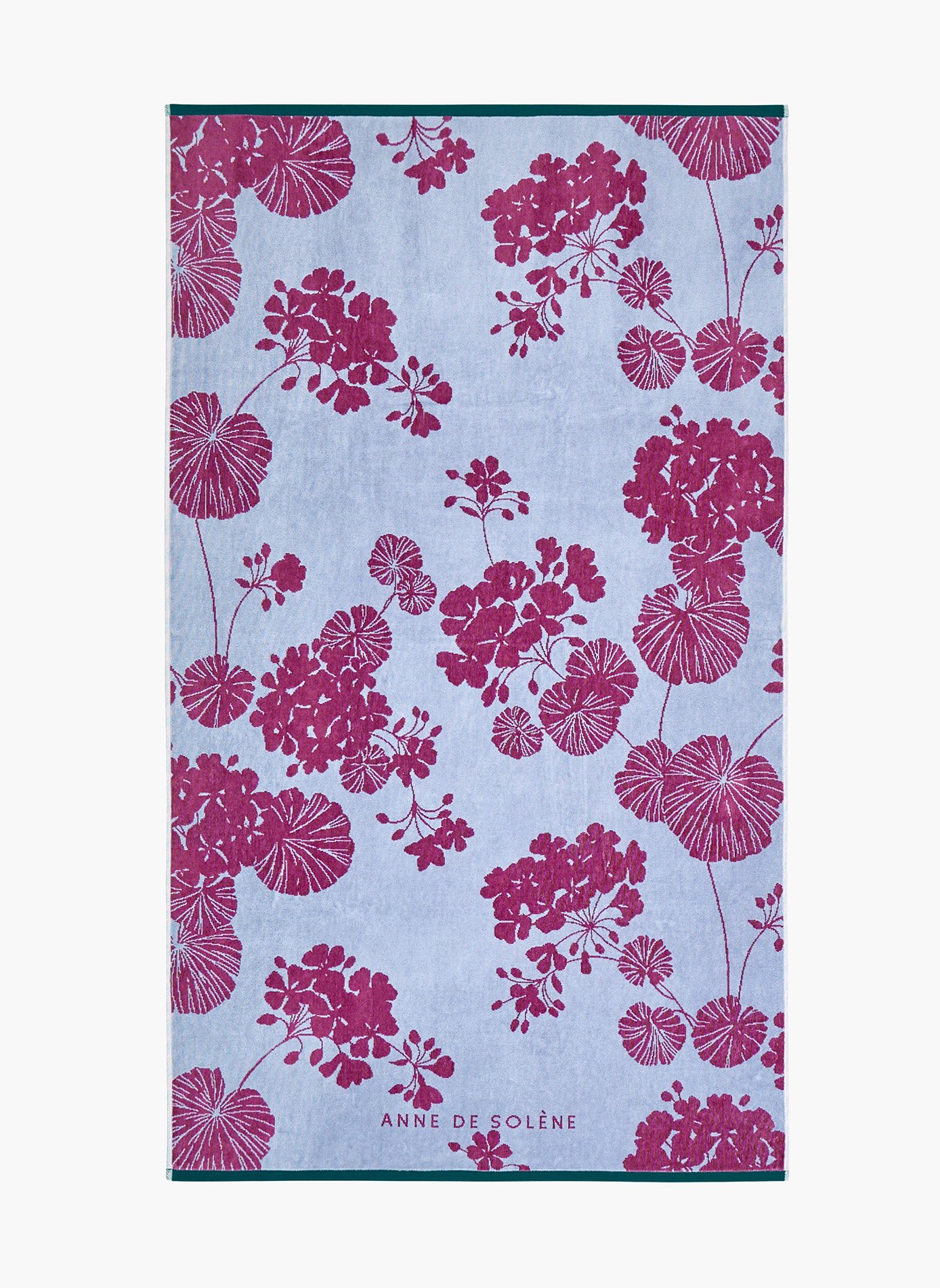 Drap de plage poolside ANNE DE SOLENE Bleu