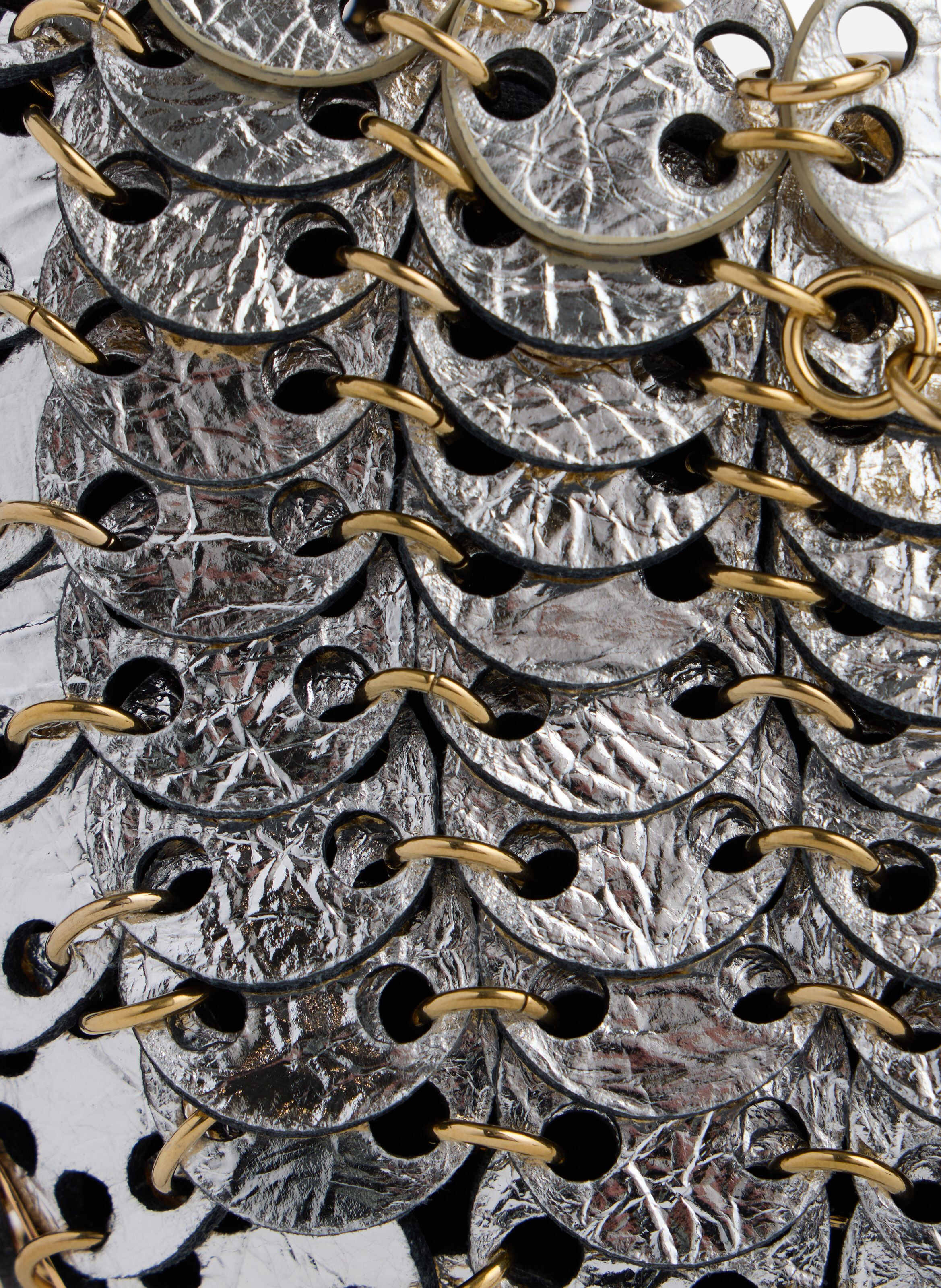 Sac moon flip en cuir réversible RABANNE Doré