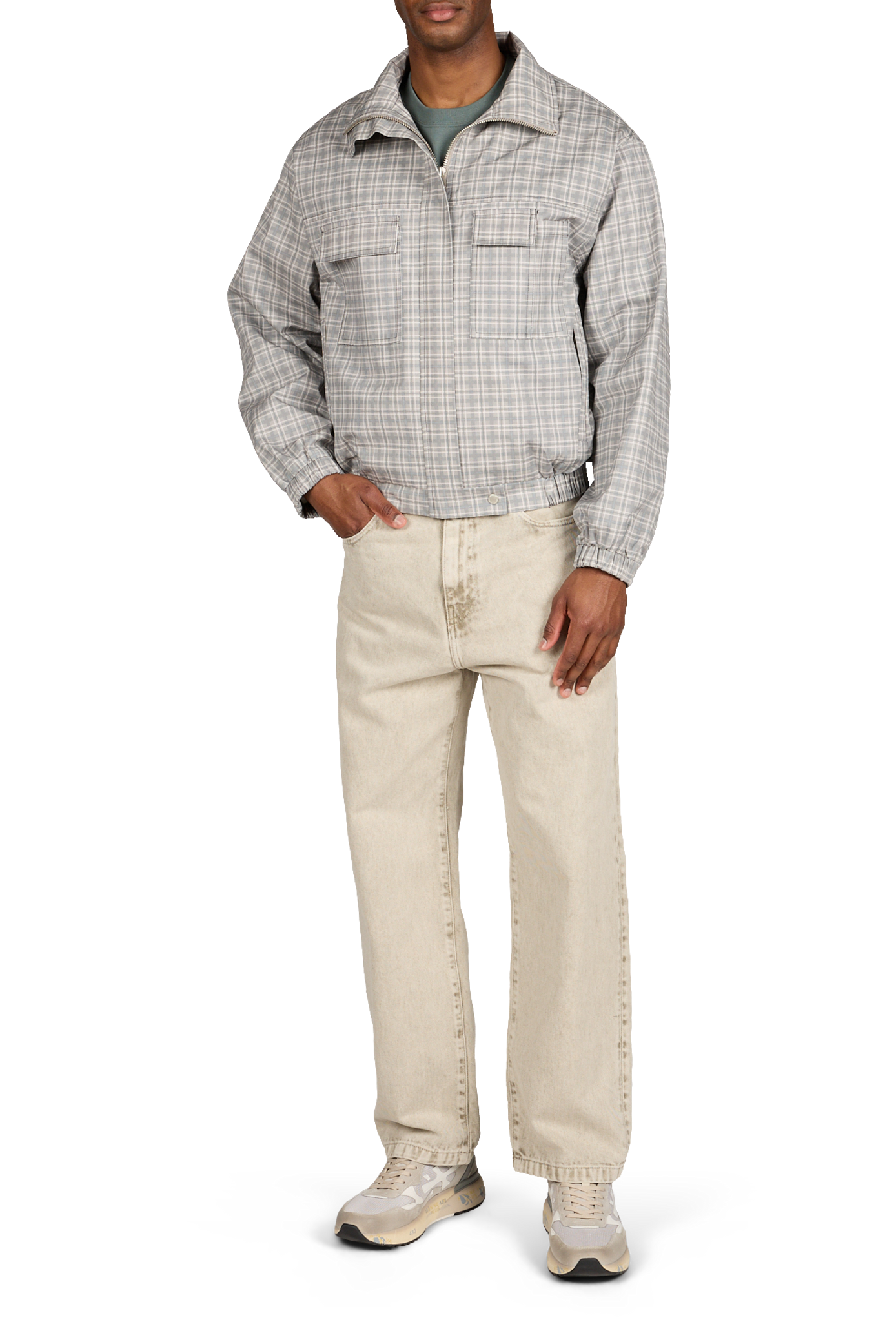 Veste Barrau à col montant CARRER Beige