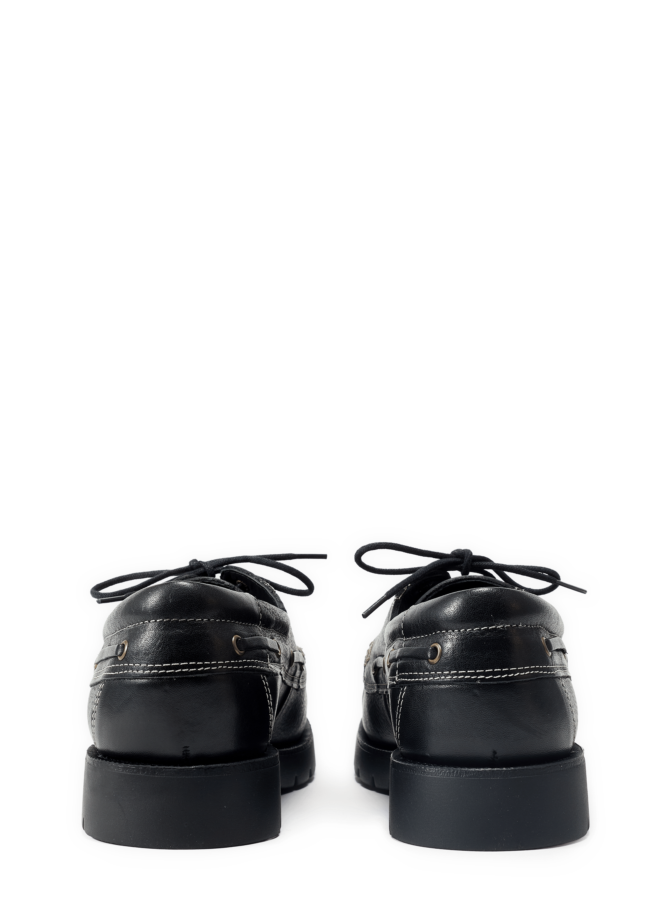 Calfskin leather loafers KLEMAN Black