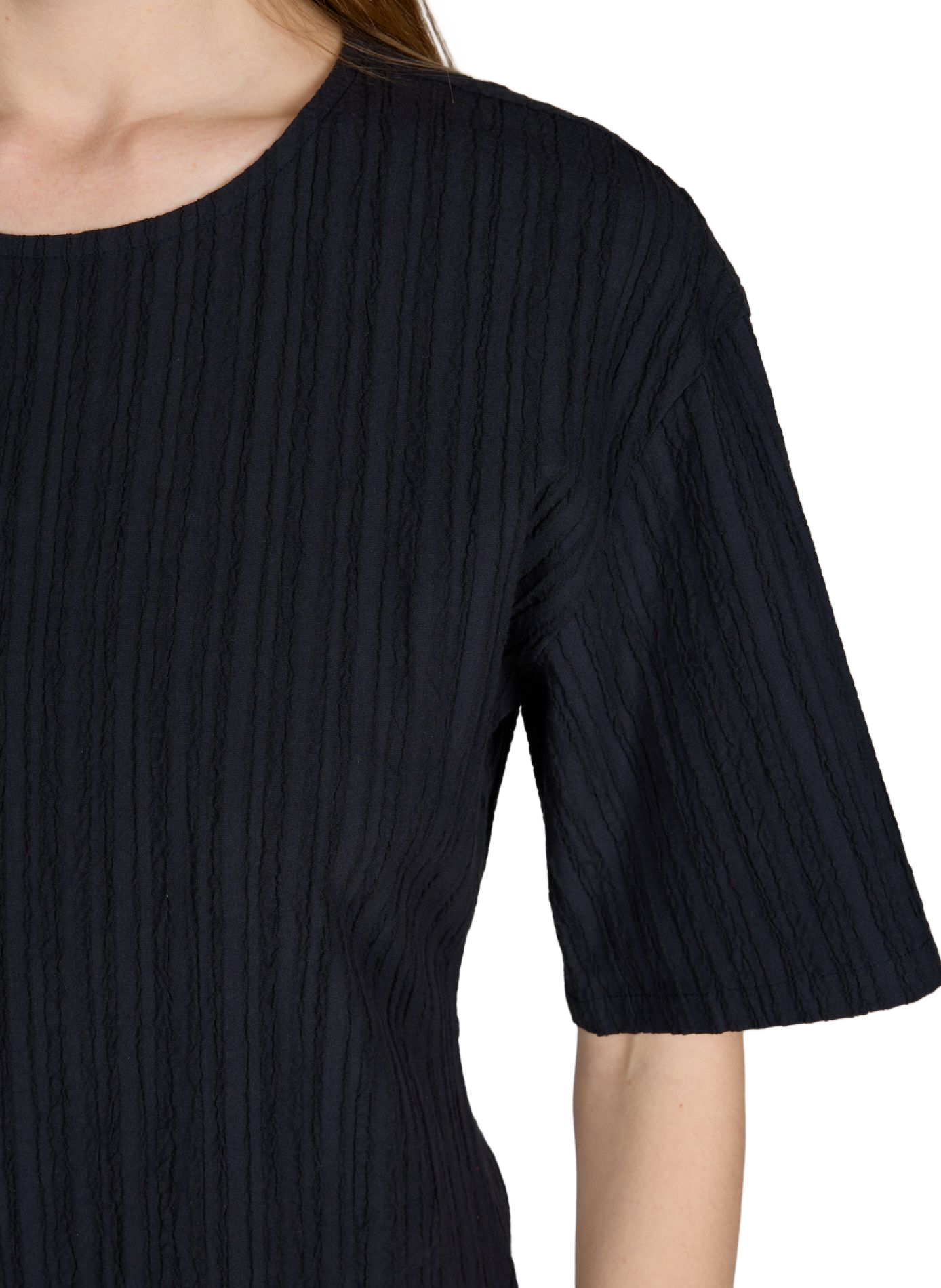 Robe longue à ouverture dos Kina en coton THINKING MU Bleu