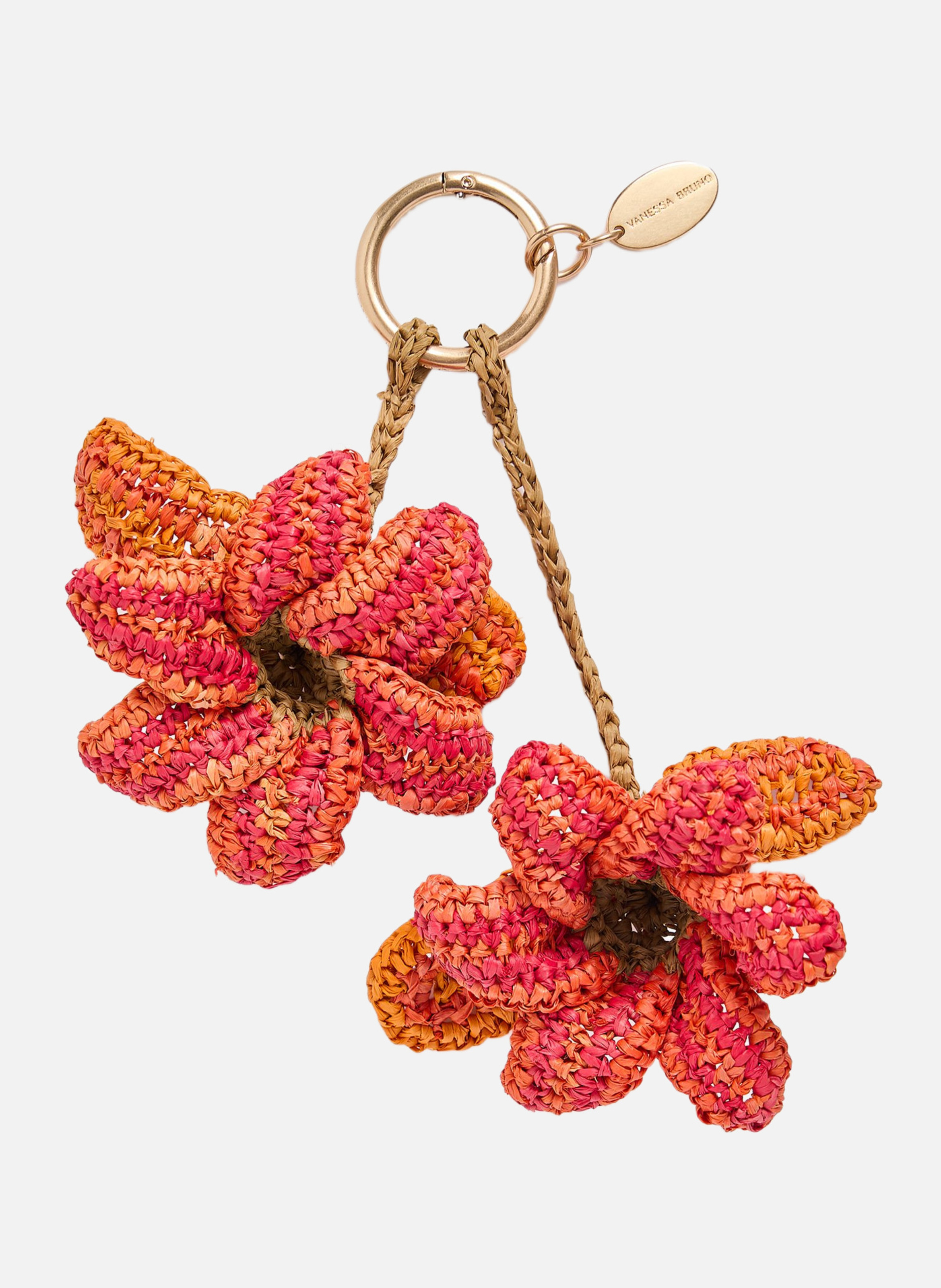 Charms lys en raphia VANESSA BRUNO Orange