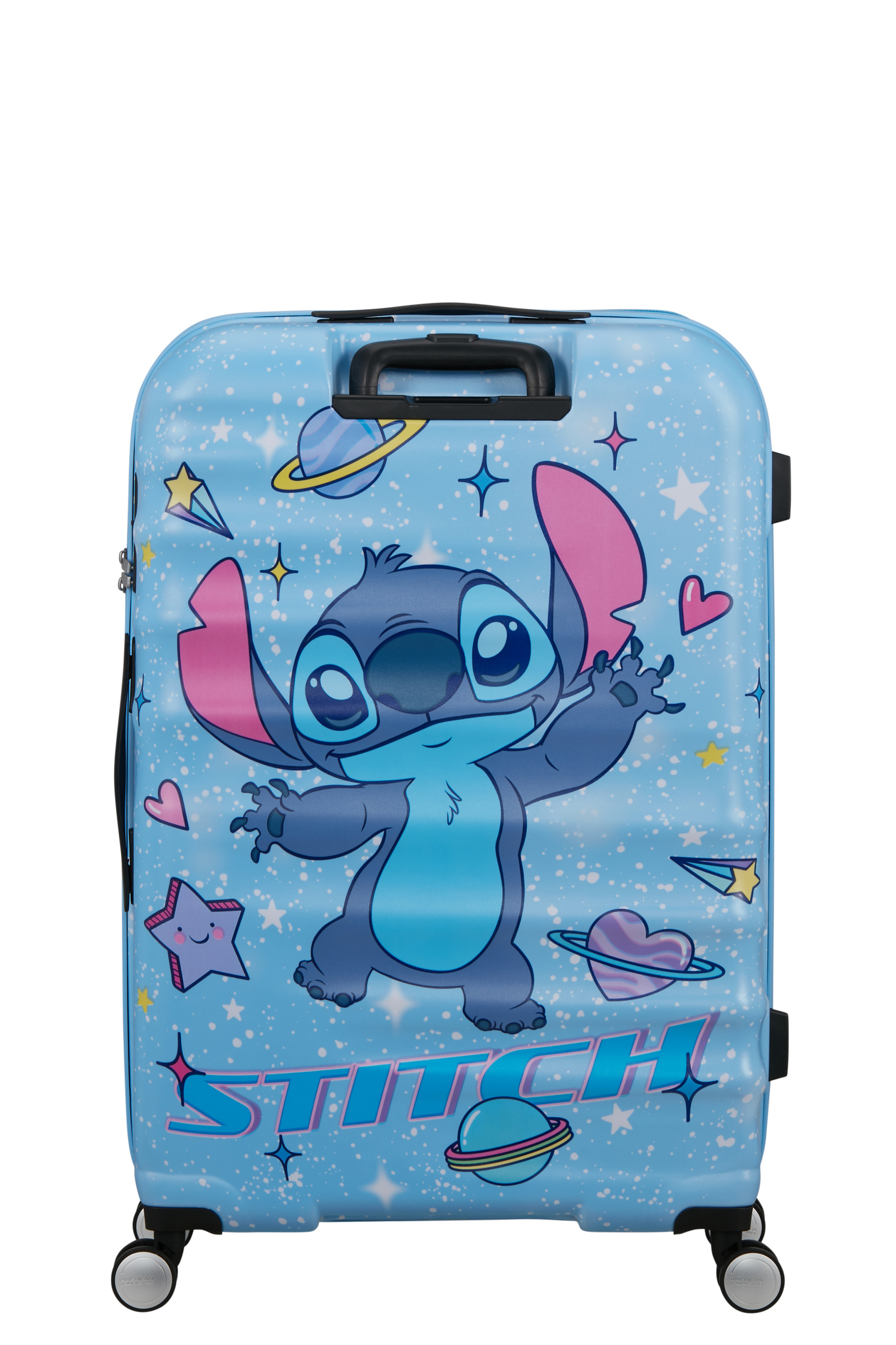 Wavebreaker disney valise 4 roues taille l AMERICAN TOURISTER Bleu