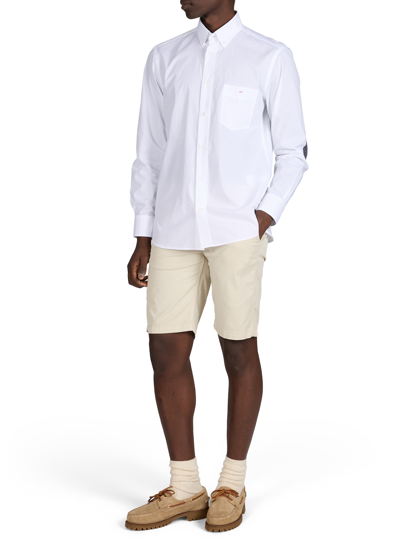 Bermuda in misto cotone uni EDEN PARK Beige