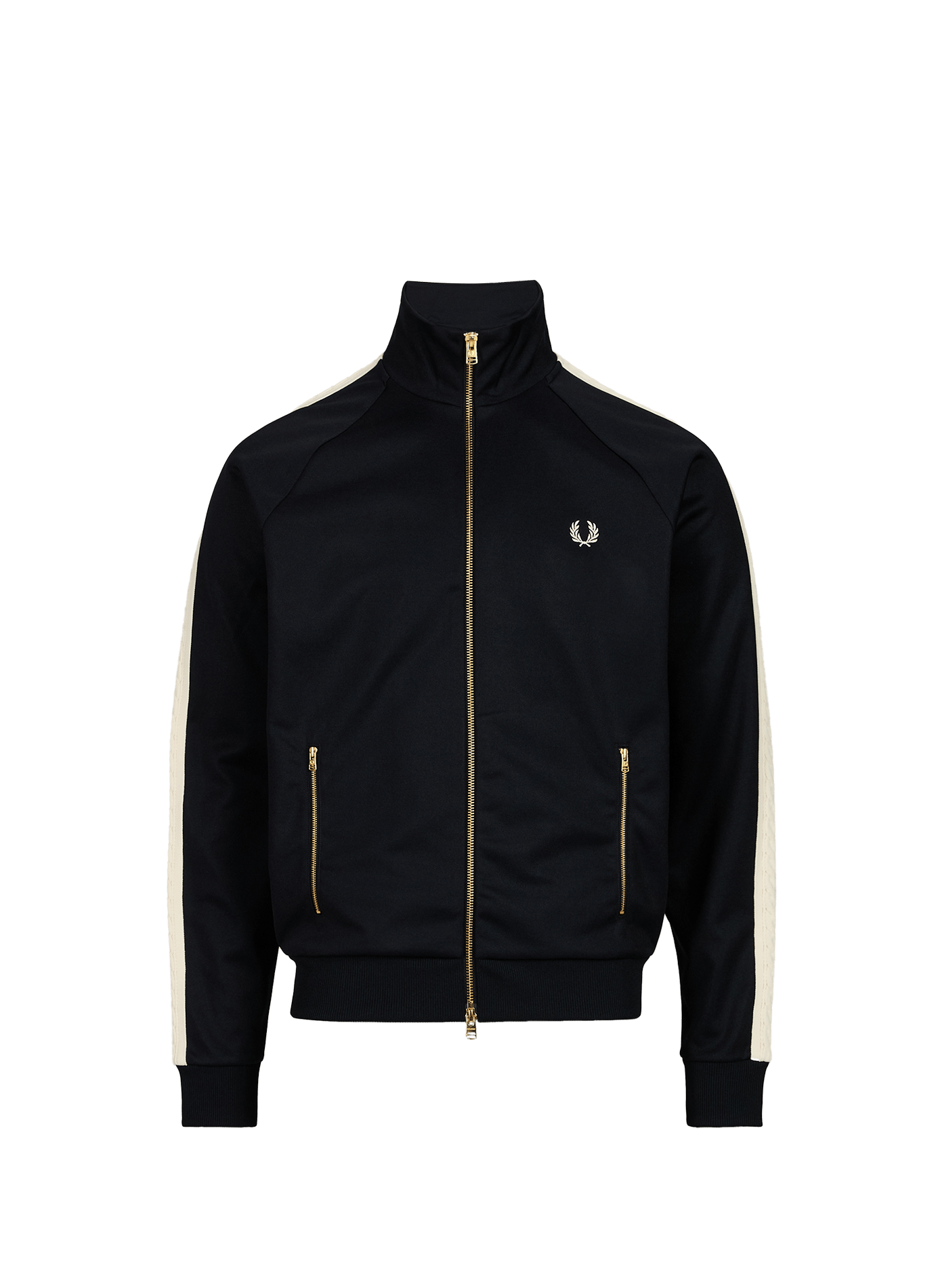 Veste de survêtement à bandes contrastantes torsadéés FRED PERRY Bleu