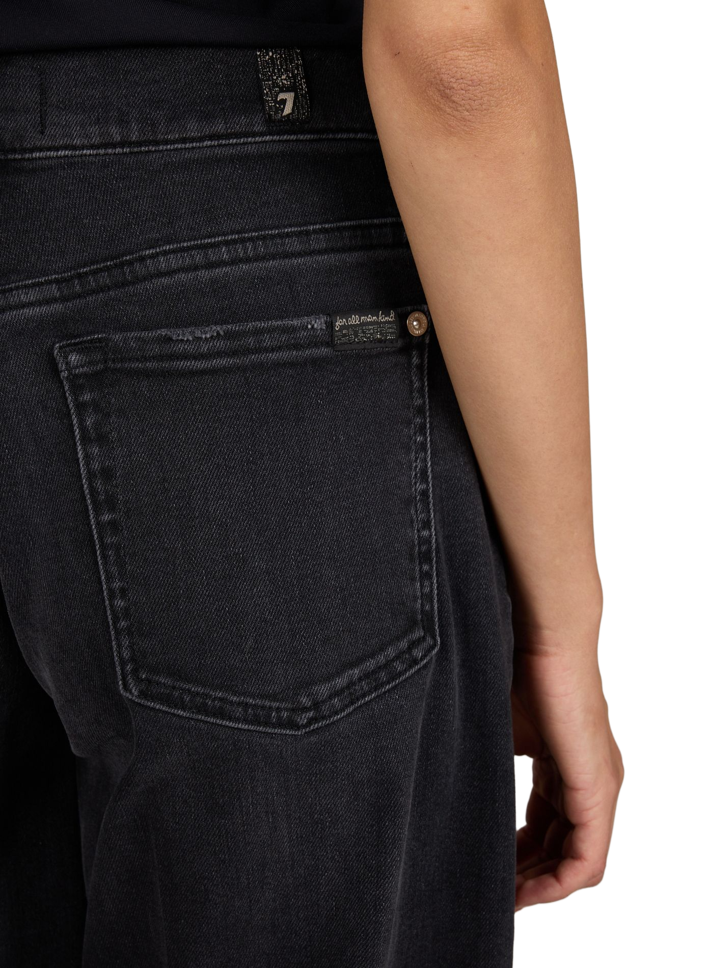 Straight-cut Jeans 7 FOR ALL MANKIND Black
