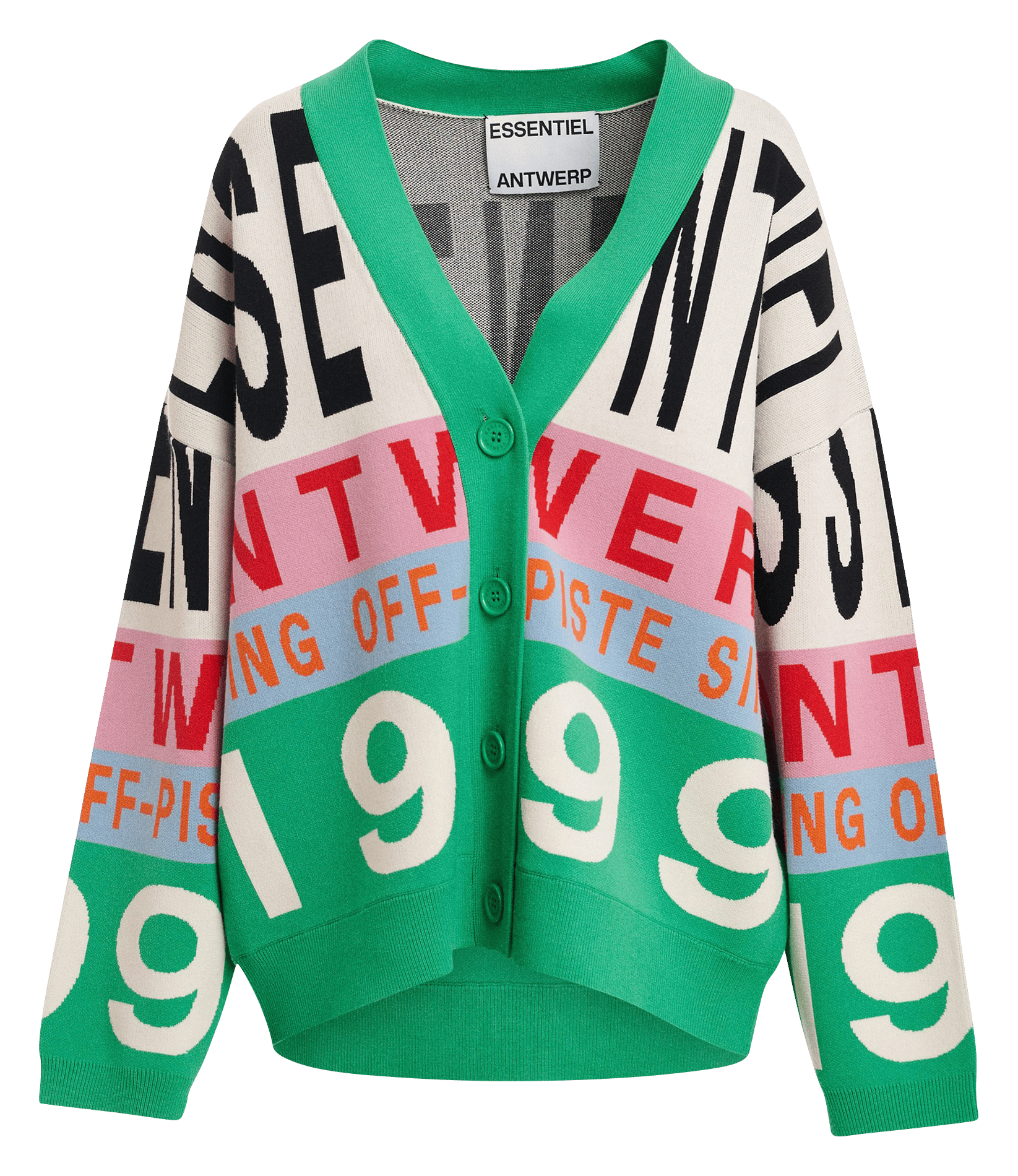 Gilet col v kreezer ESSENTIEL ANTWERP Vert