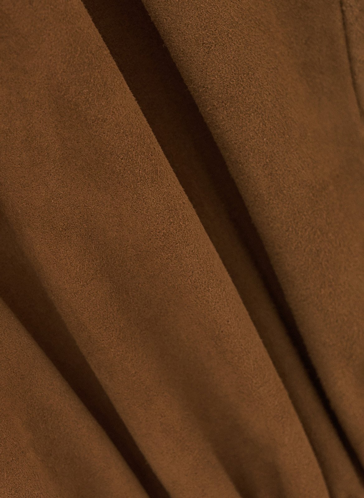 Veste ceinturée en cuir manon BA&SH Marron
