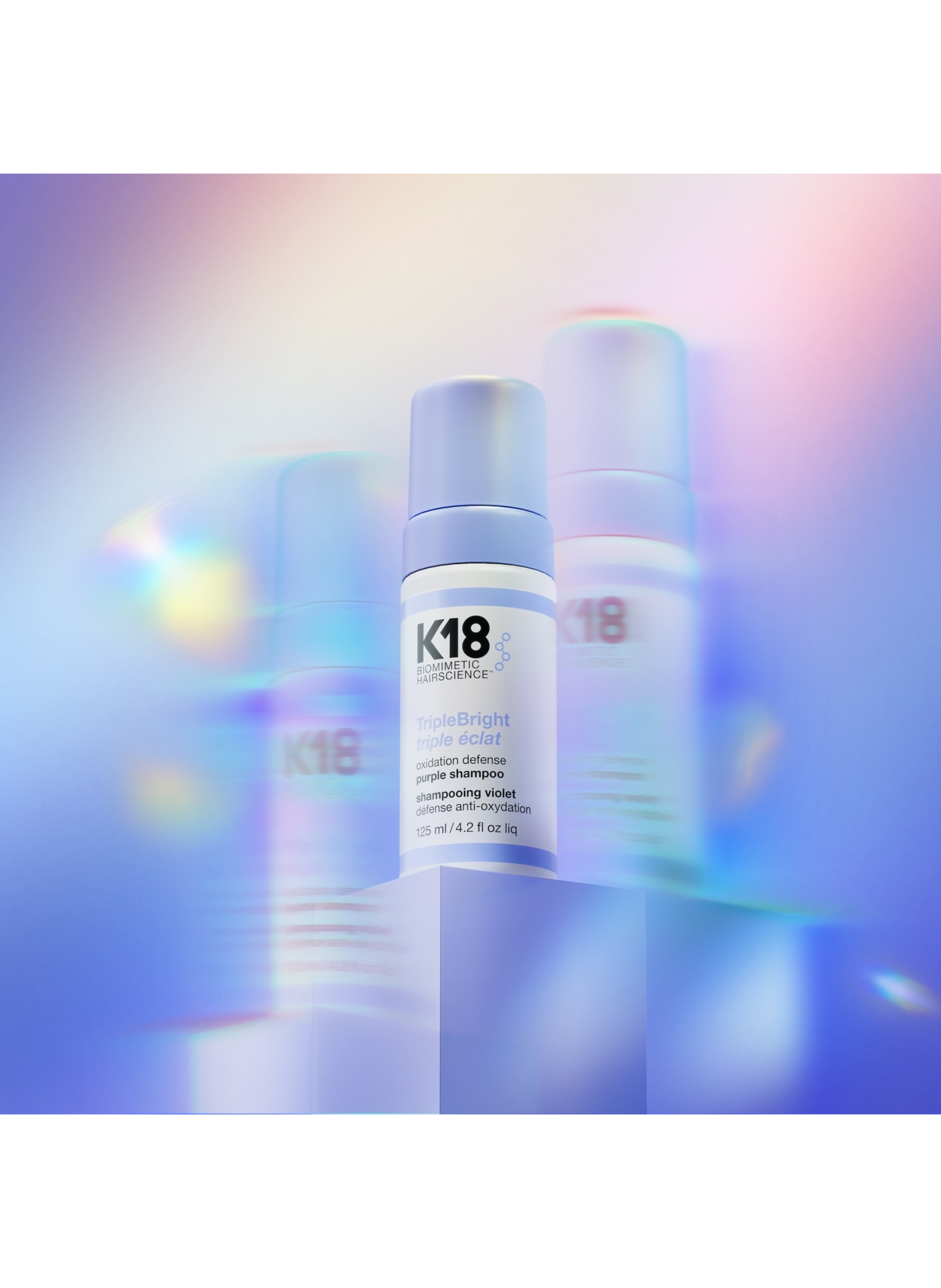 TripleBright oxidation defense purple shampoo K18 No color