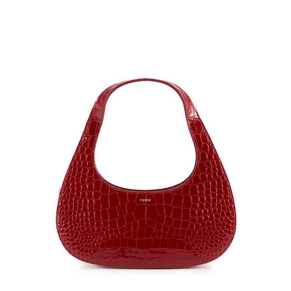 Sac à main Loop Swipe croco en cuir Sac à main Loop Swipe croco en cuir